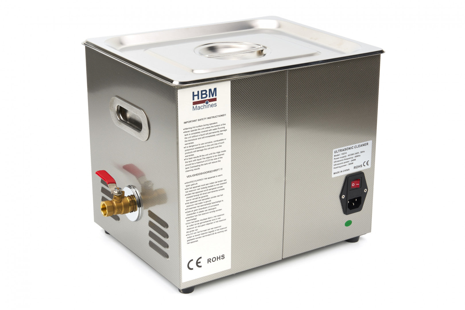 Ultrazvuková čistička 10l HBM