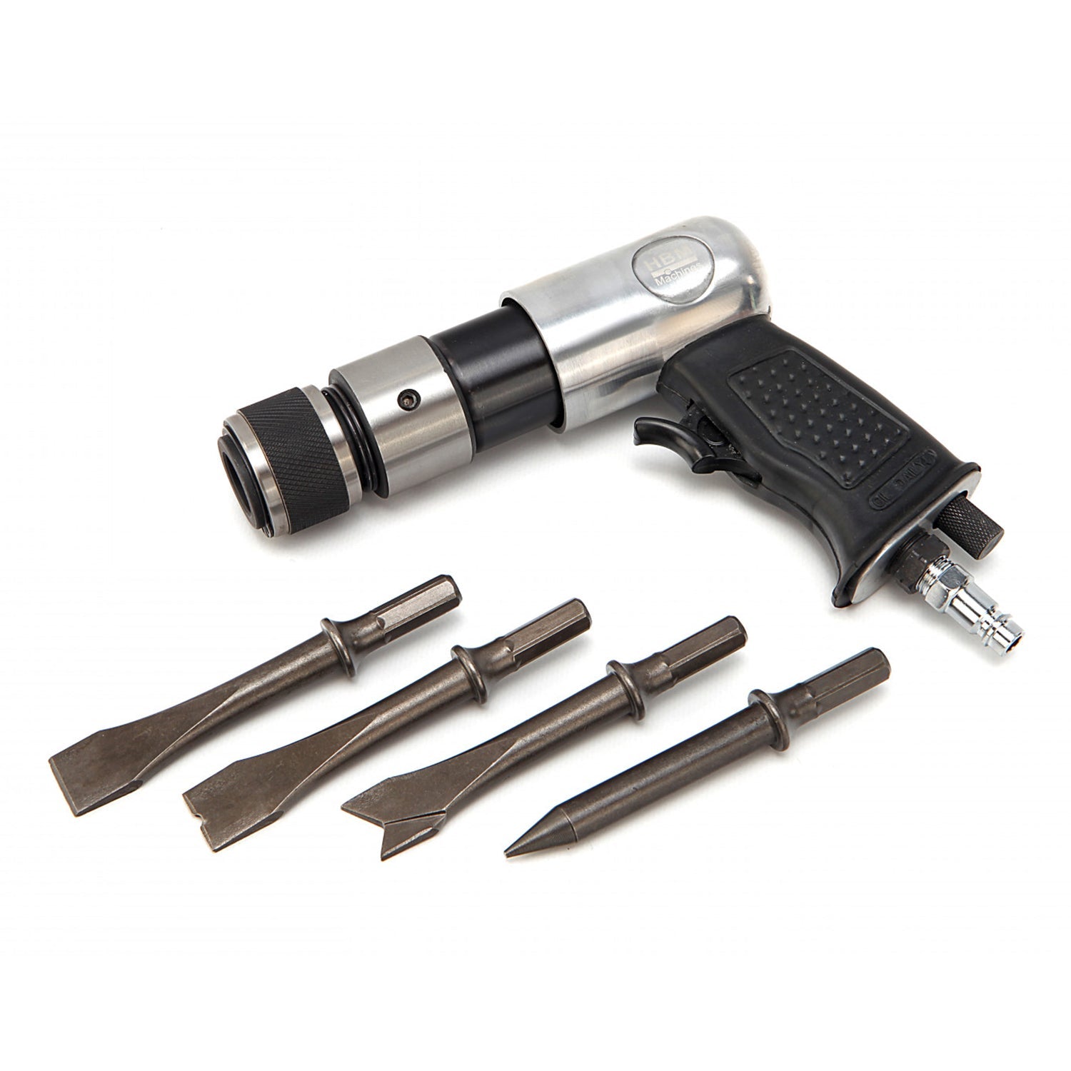 Sada pneumatického kladiva so sekáčmi 4500rpm, 4ks sekáčov HBM Machines Holandsko