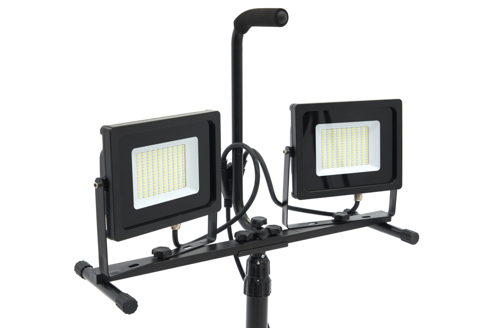 LED lampa so statívom - 2 × 50W, 2 × 4000lm