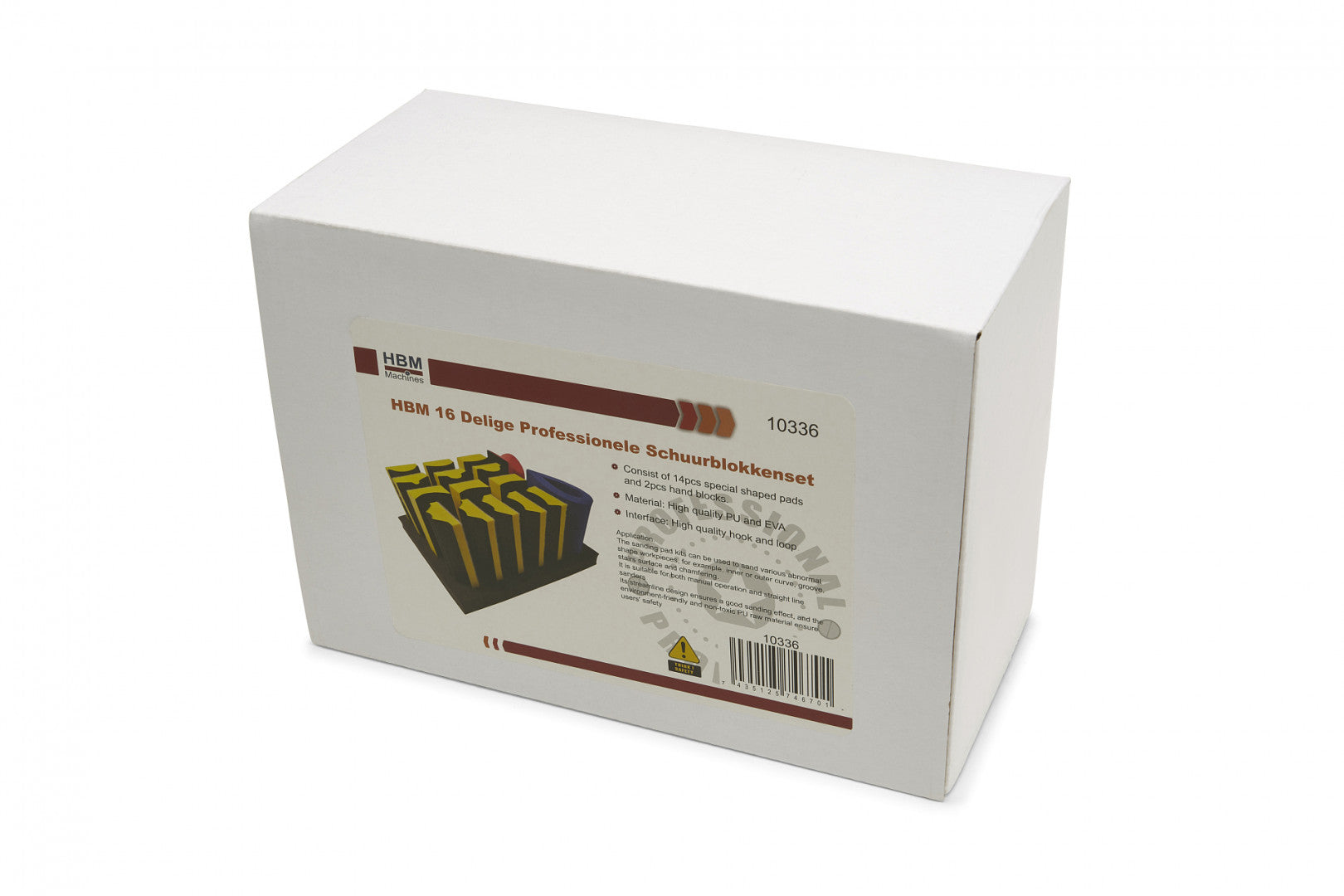 Sada 16 brúsnych hubiek HBM