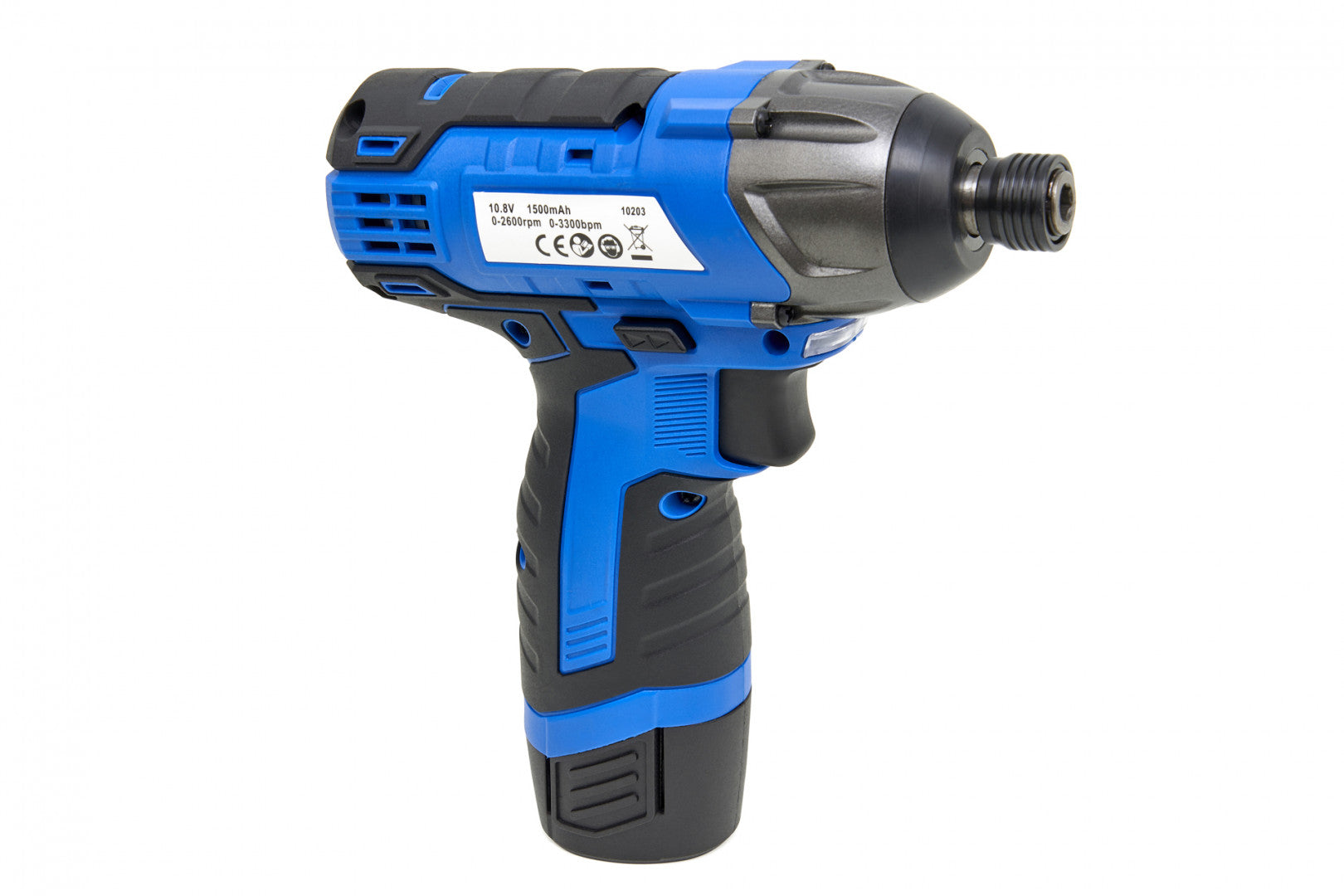 Akumulátorový uťahovák 1/4'' hex šesťhran, 90Nm, 2 akumulátory 10,8V, 1500mAh HBM