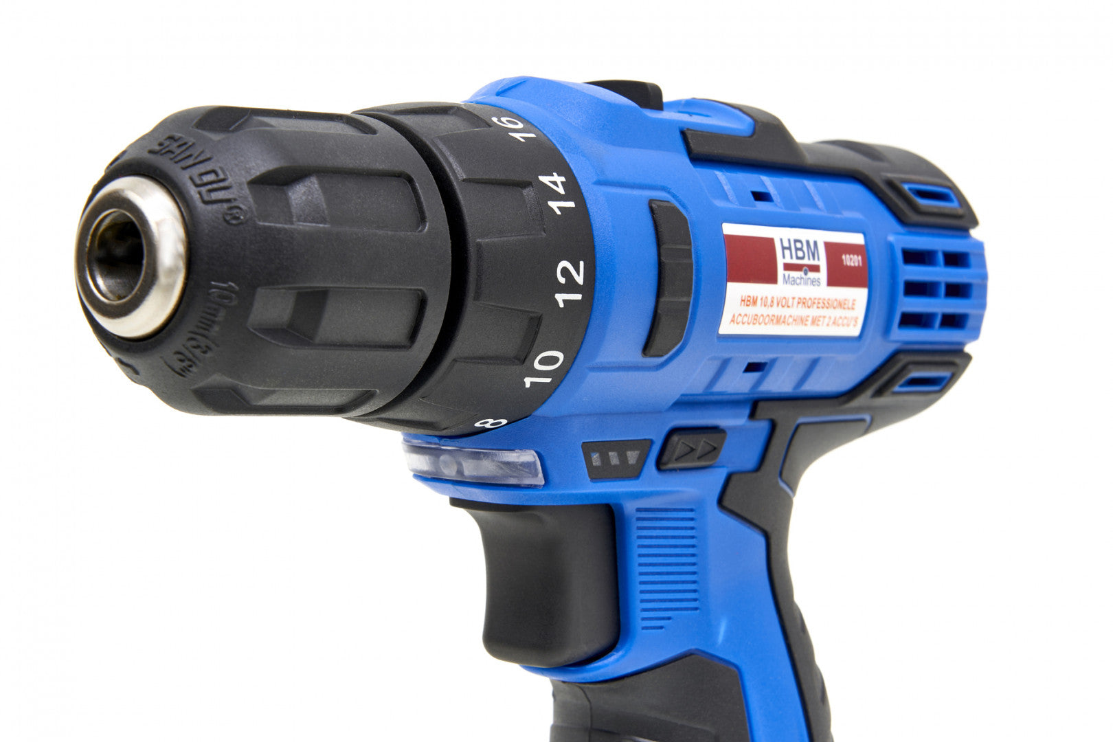 Akumulátorová vŕtačka - skrutkovač 28Nm, 2 akumulátory 10,8V 1500mAh HBM