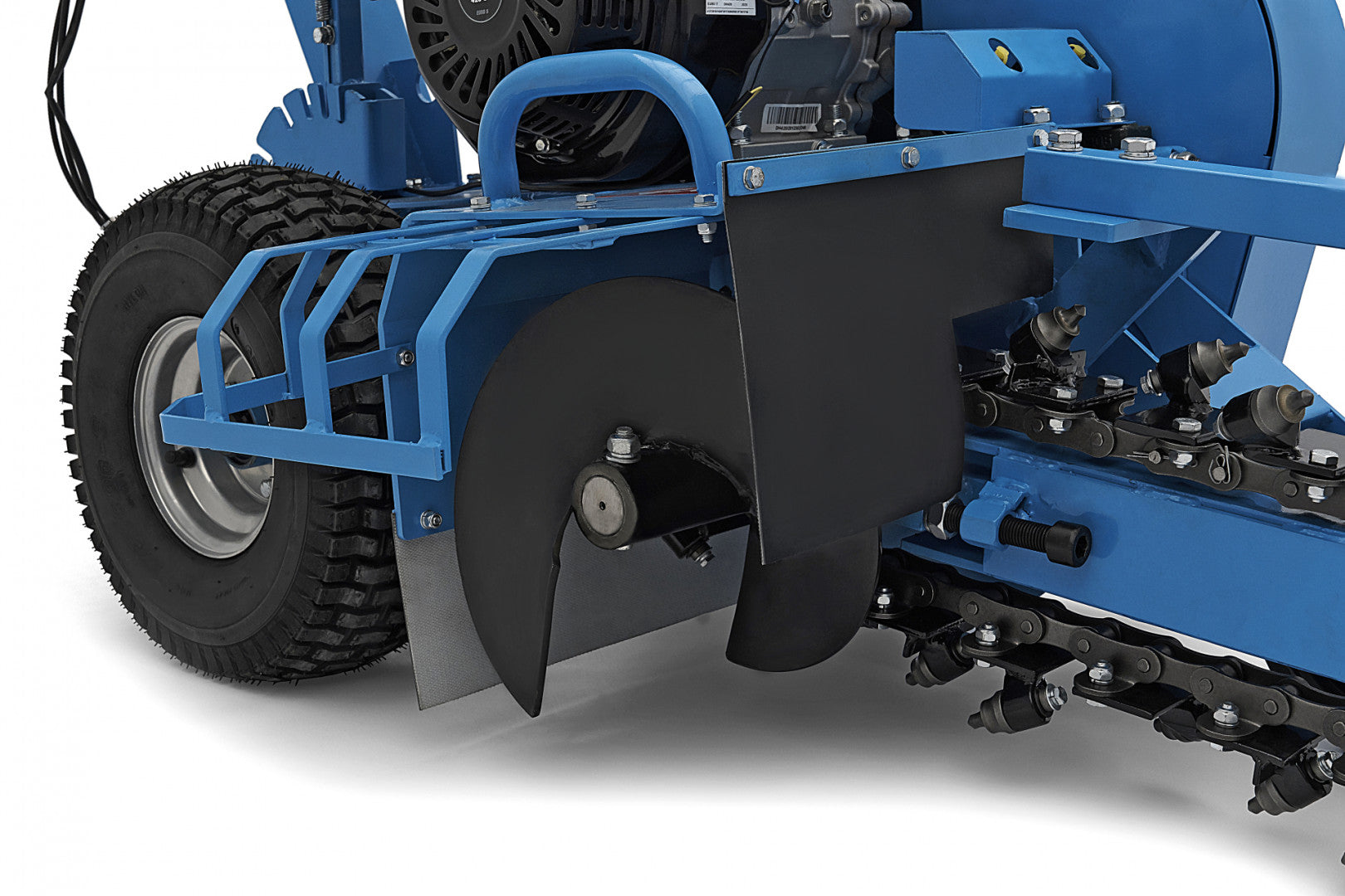 Stroj na kopanie rýh, motor hyundai 420 cm³, 4-takt, 15 hp hbm