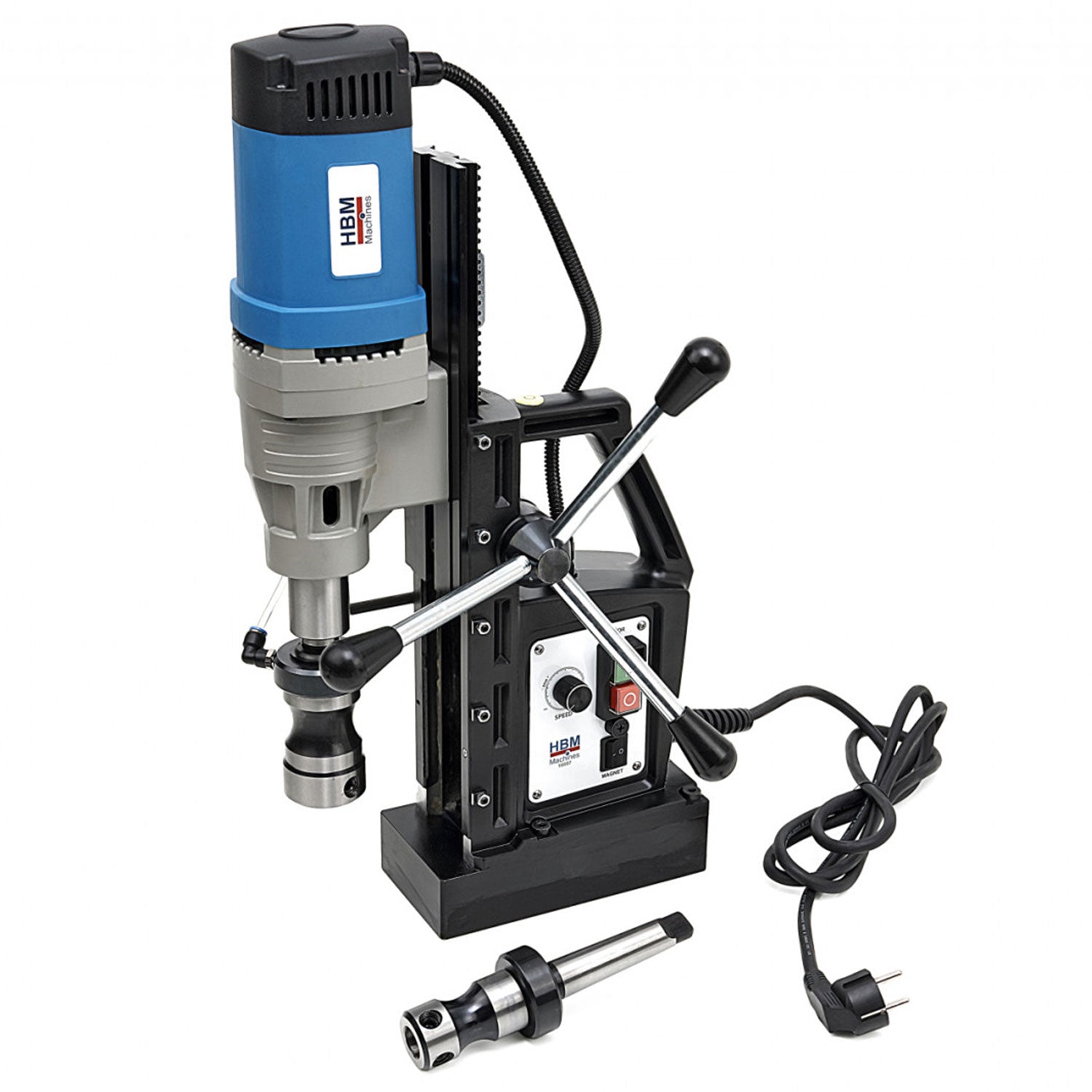 Magnetická vŕtačka 80mm s reguláciou otáčok HBM