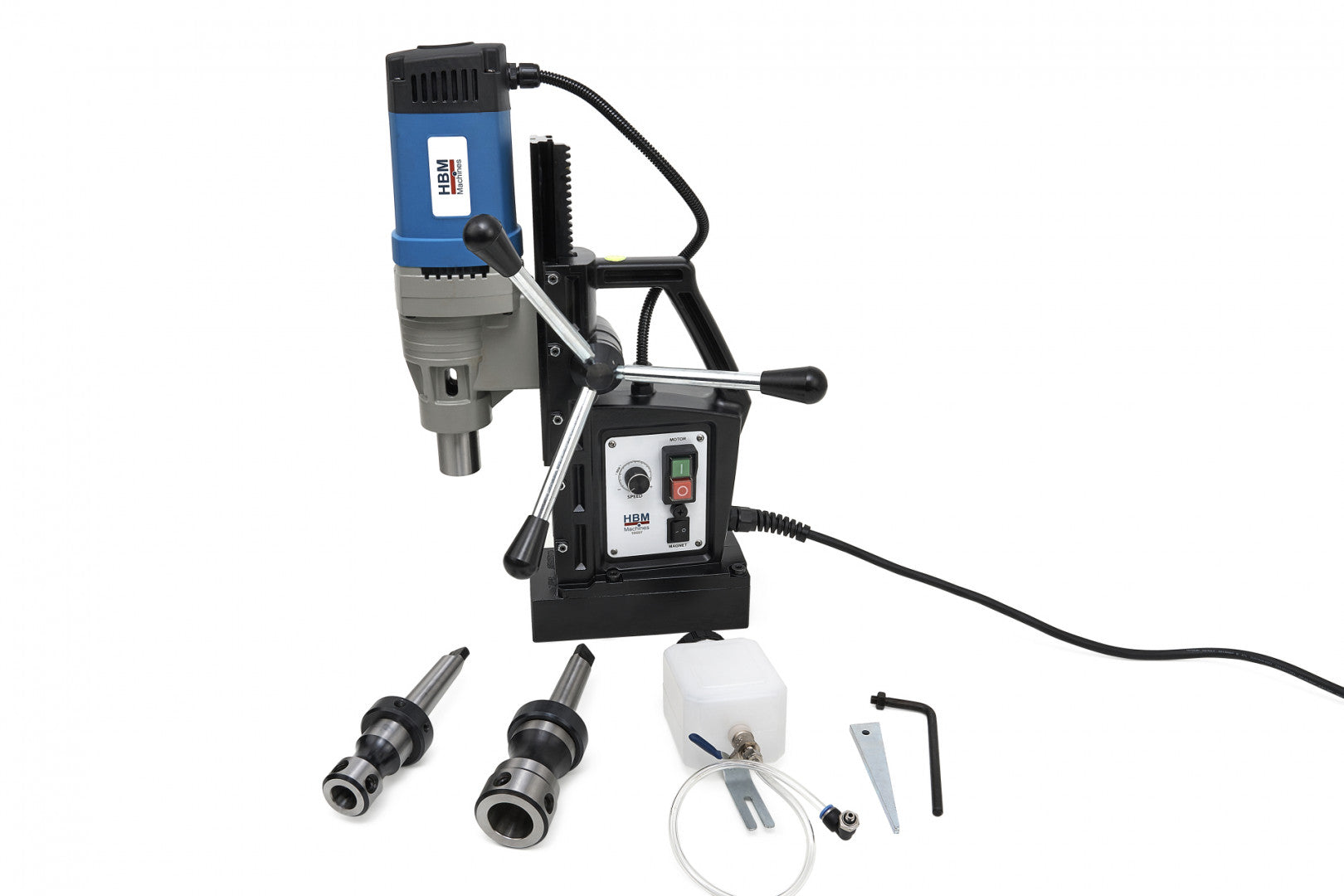 Magnetická vŕtačka 80mm s reguláciou otáčok HBM