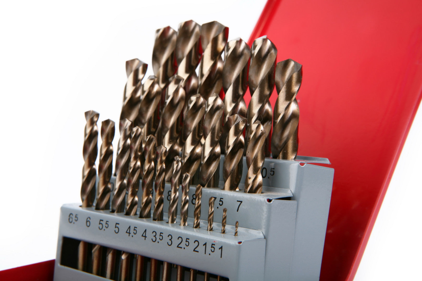 Sada vrtákov 1–13 × 0,5 mm HSS 5% kobalt HBM