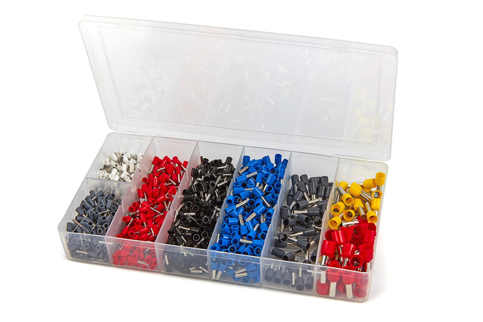 Krimpovacie - lisovacie kliešte na koncovky káblov - dutinky 0,25 - 10mm, 1200ks svoriek