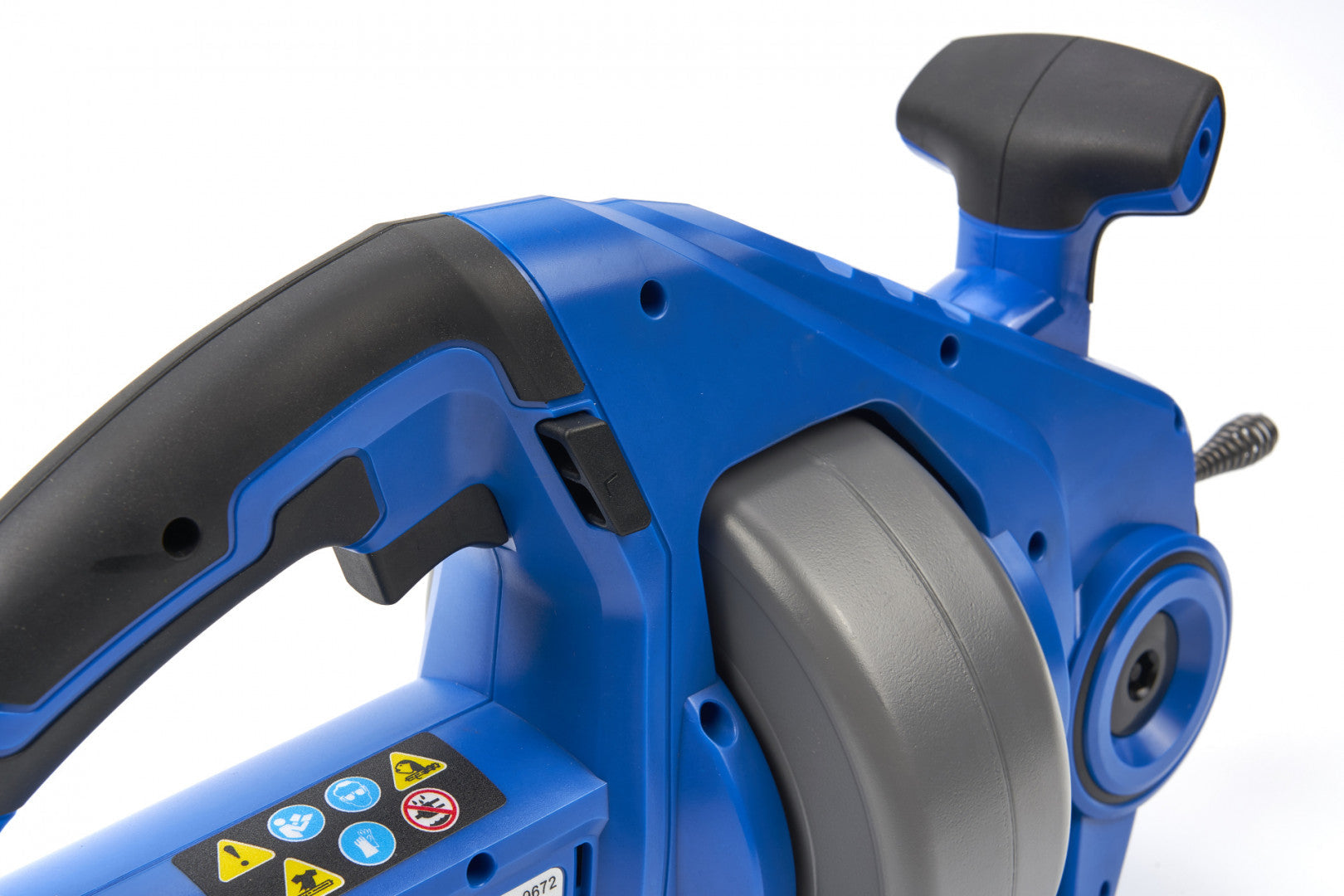 Zariadenie na čistenie potrubí s rotačným mechanizmom 7 m s akumulátorom 18v 2.0ah hbm