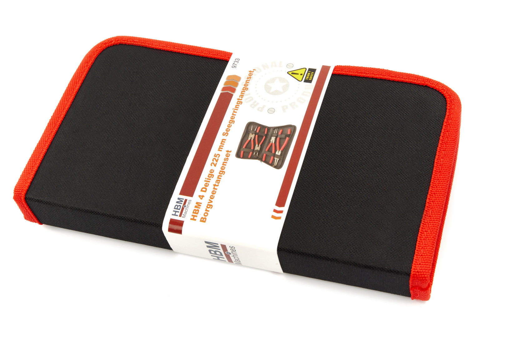 Sada 4 seeger klieští 225 mm hbm