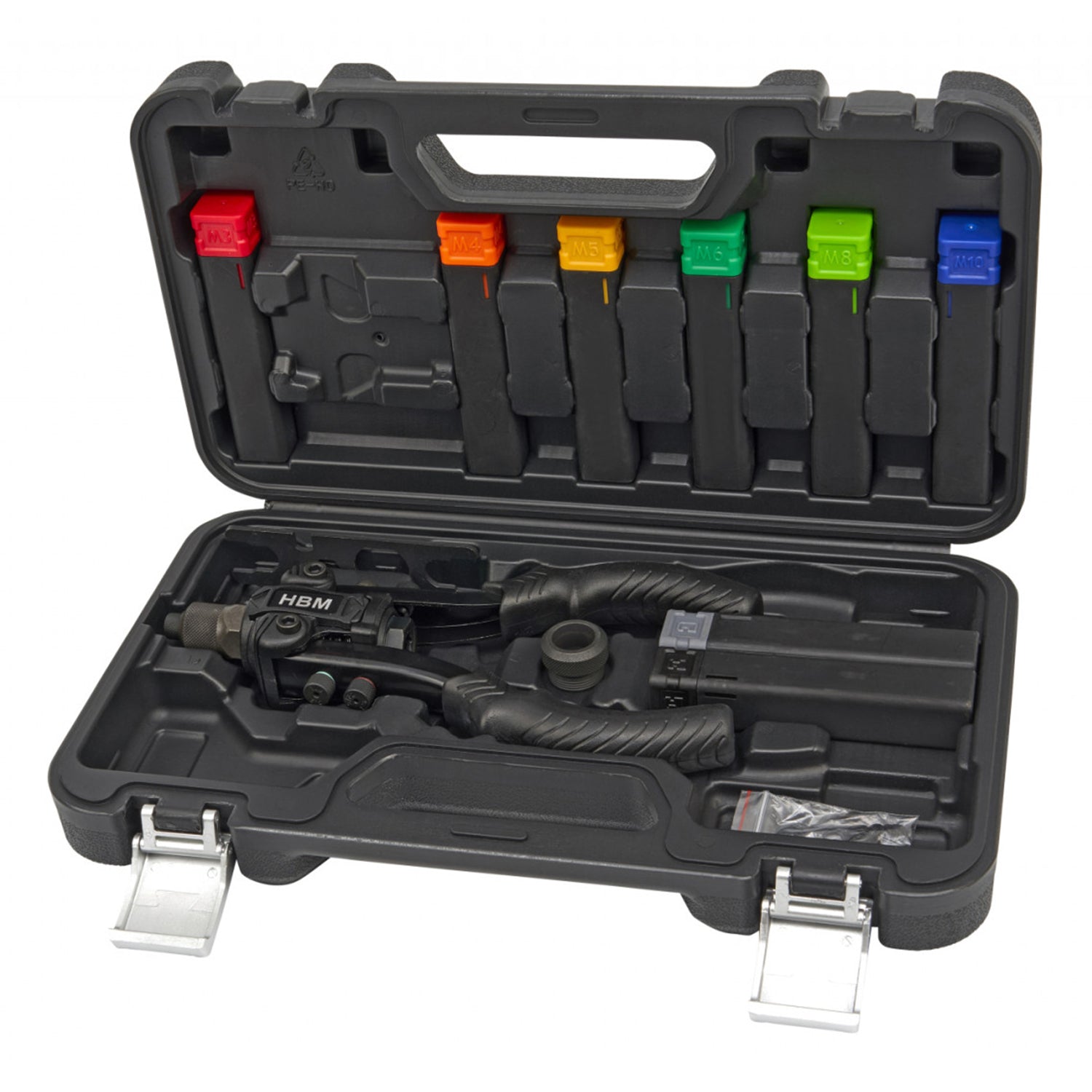 Profesionálne nitovacie kliešte pre trhacie nity a nitovacie matice HBM