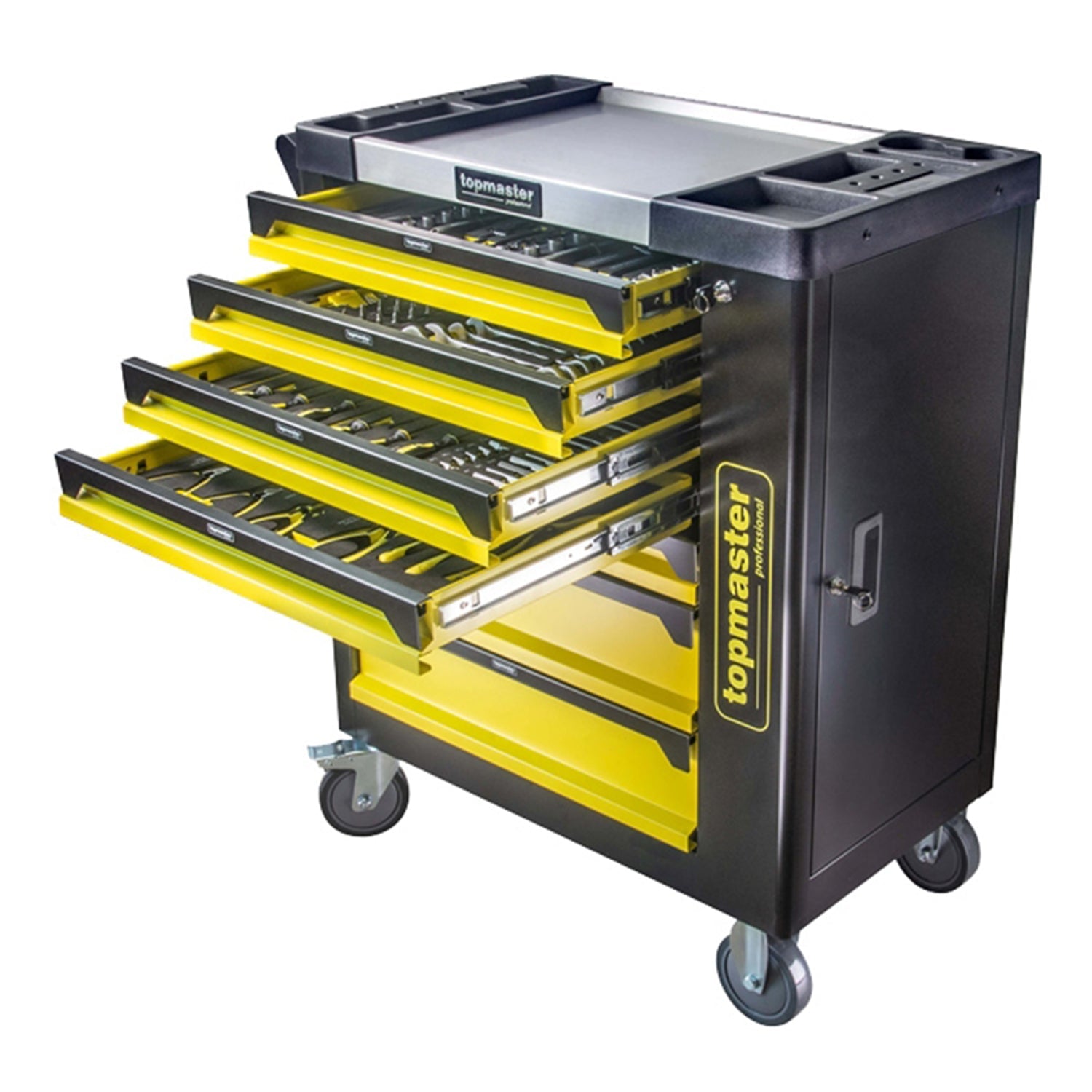 Dielenský vozík - skrinka s náradím 182ks, 7 zásuviek Topmaster