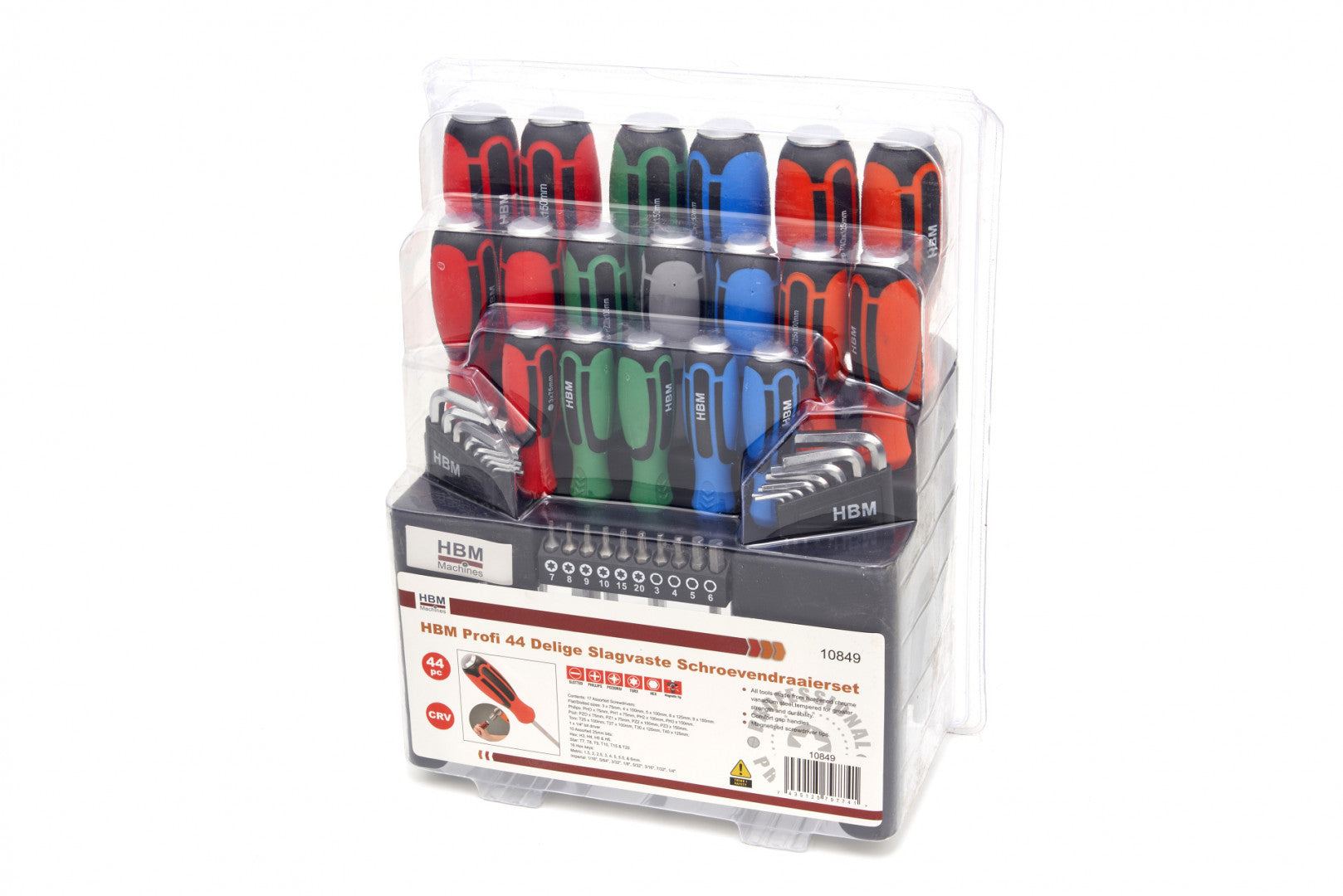 Sada mechanických skrutkovačov 44 kusov hbm