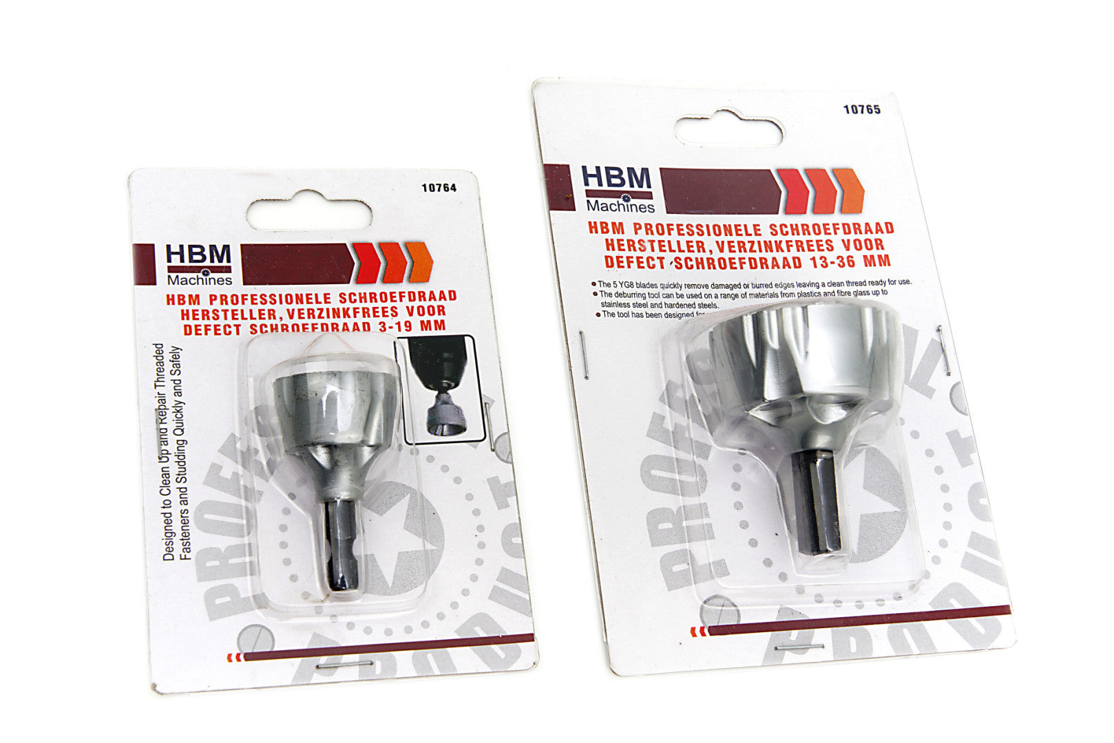 Súprava na opravu závitov 3–19 mm hbm