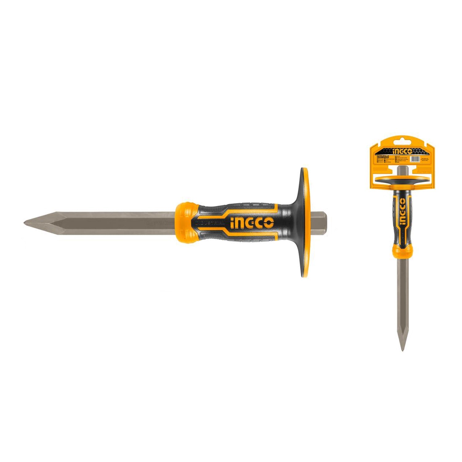 Dláto - sekáč na betón s ostrým špicatým hrotom 305mm Ingco