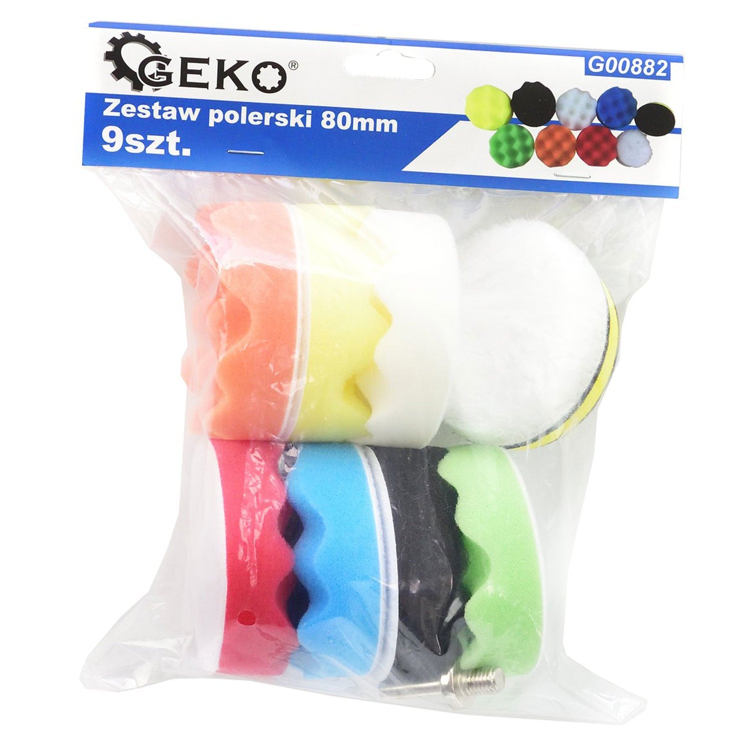 Sada náhradných leštiacich špongií pre leštičku 80 mm – 9 kusov