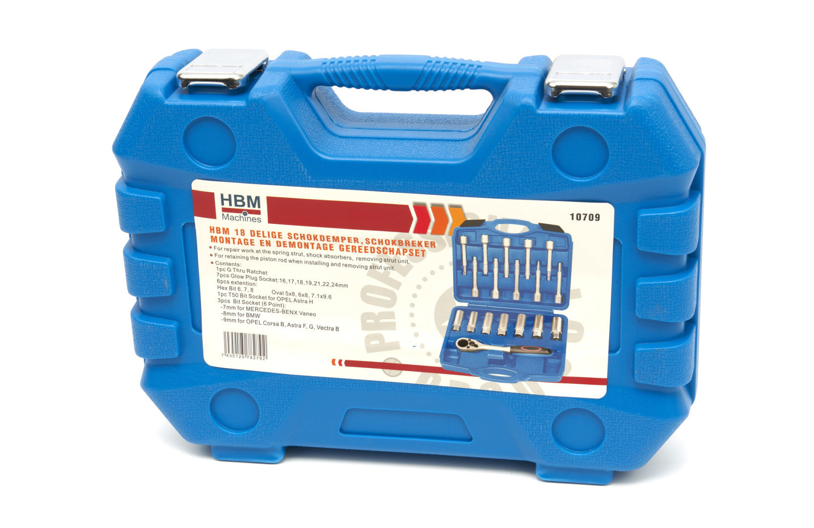 Sada kľúčov na montáž a demontáž tlmičov HBM