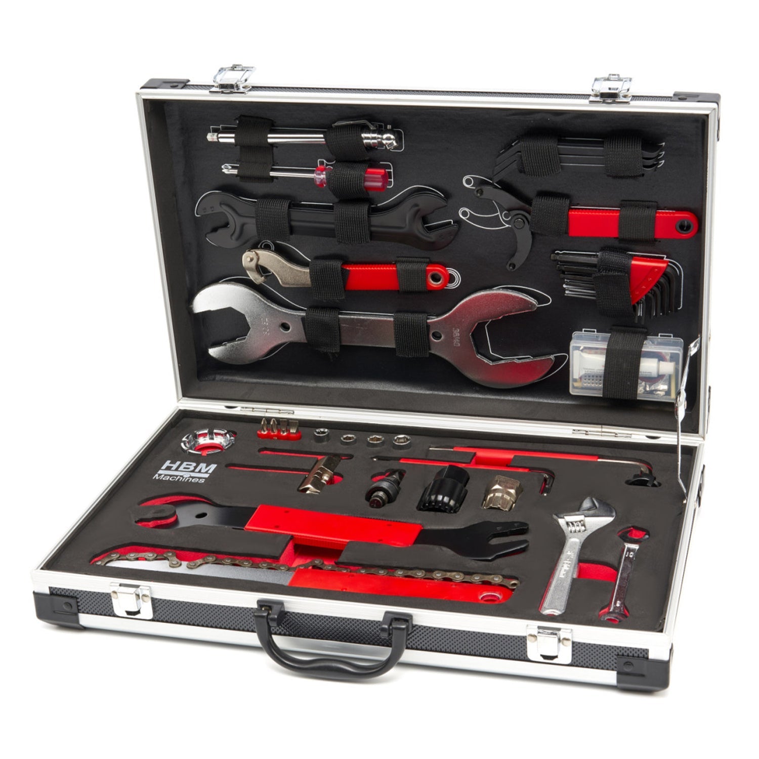 Súprava náradia hbm na opravu bicyklov 22 kusov