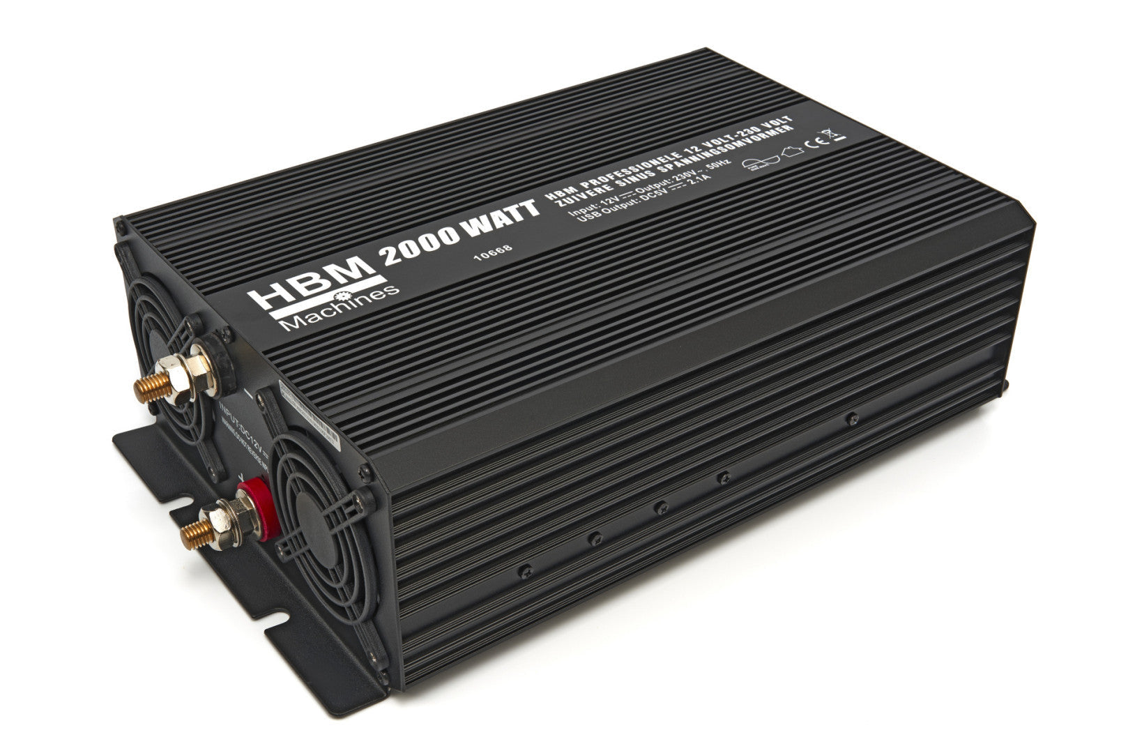 Menič napätia do auta 3000W 12V - 230V HBM