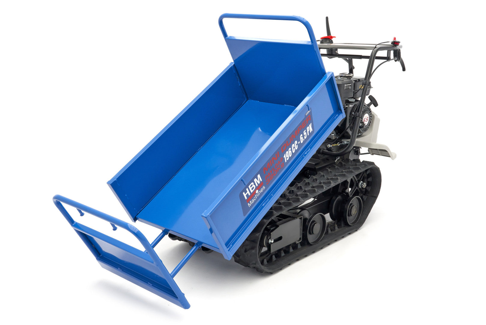 Mini dumper - výklopný pásový prepravník 320kg s benzínovým motorom 196cm³ 6,5hp HBM