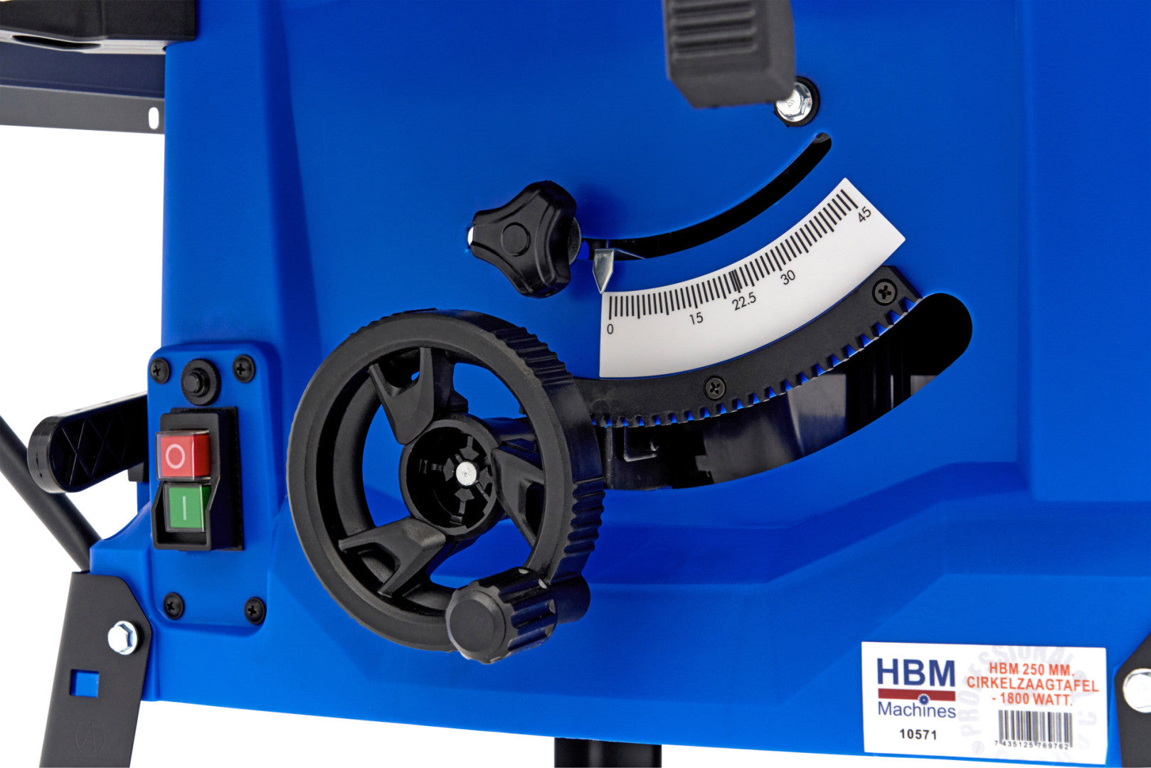 Stolná kotúčová píla 1800W 250mm HBM