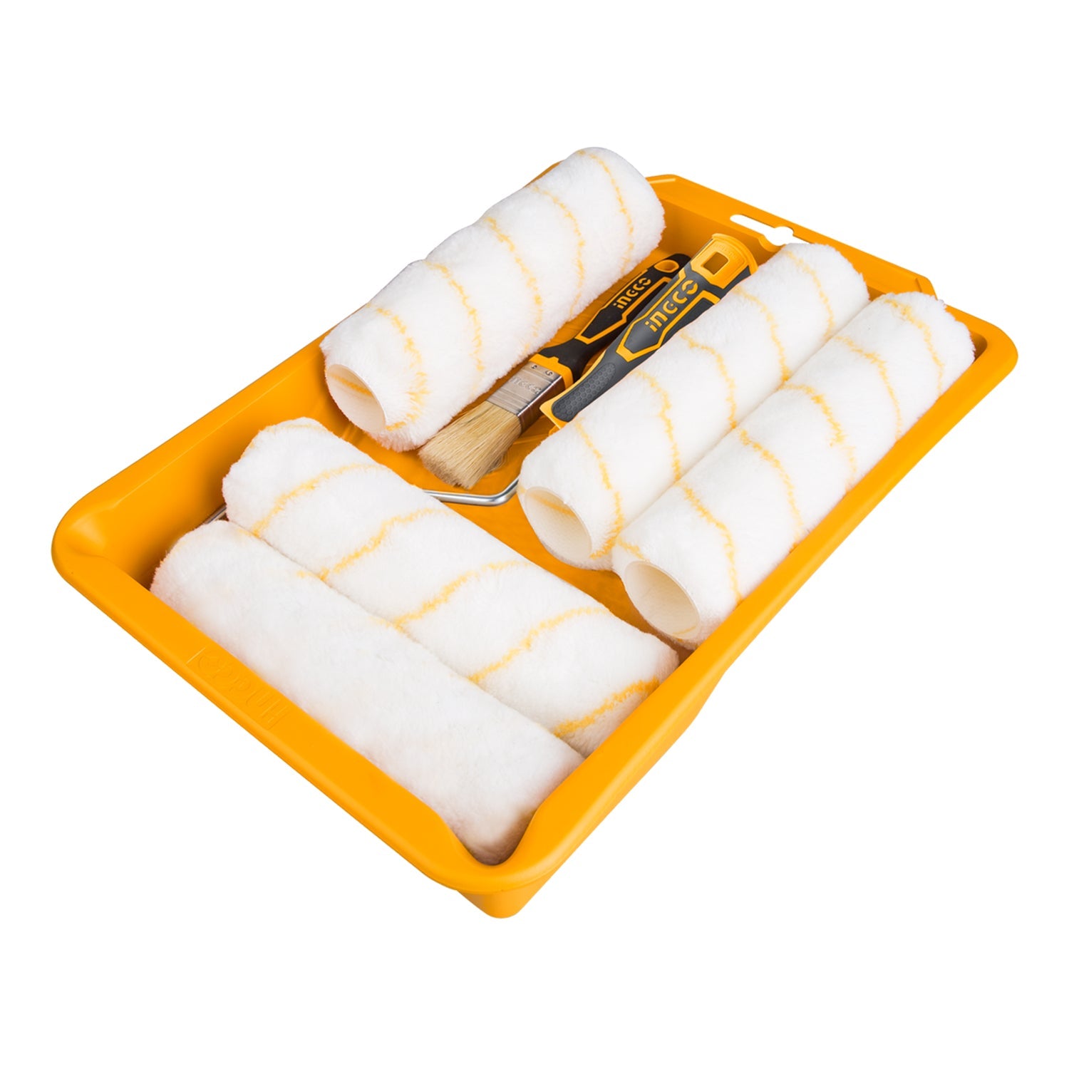 Súprava valčekov s vaničkou na maľovanie 8 kusov ingco