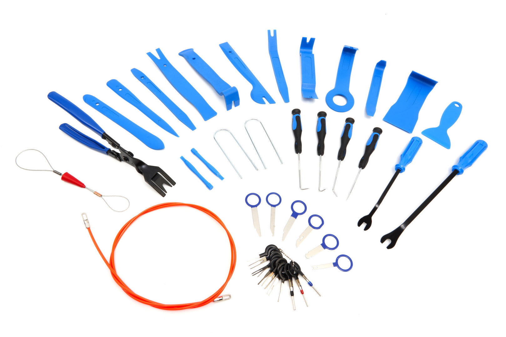 Sada na demontáž autorádia, čalúnenia, ozdobných líšt a klipov – 42 kusov hbm