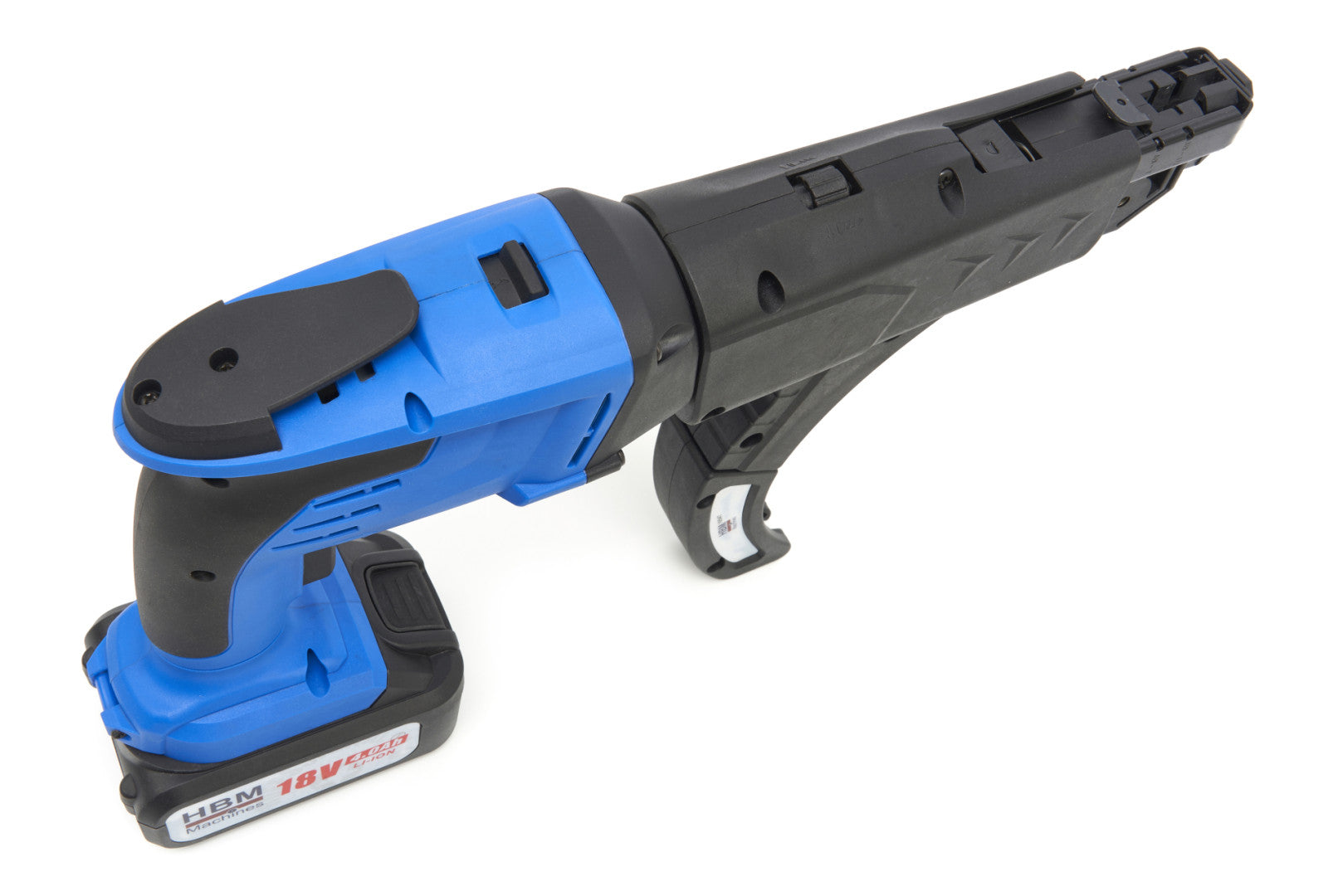 Automatický akumulátorový skrutkovač na sadrokartón so zásobníkom v pásoch na skrutky9mm - 55mm, 18V, 4Ah HBM