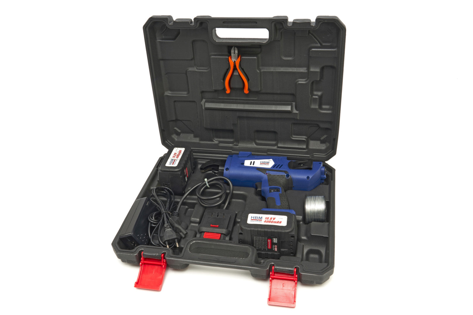 Viazač armatúr, roxorov, výstuží, betonárskej ocele - 2 akumulátory 10,8V 4,0Ah HBM