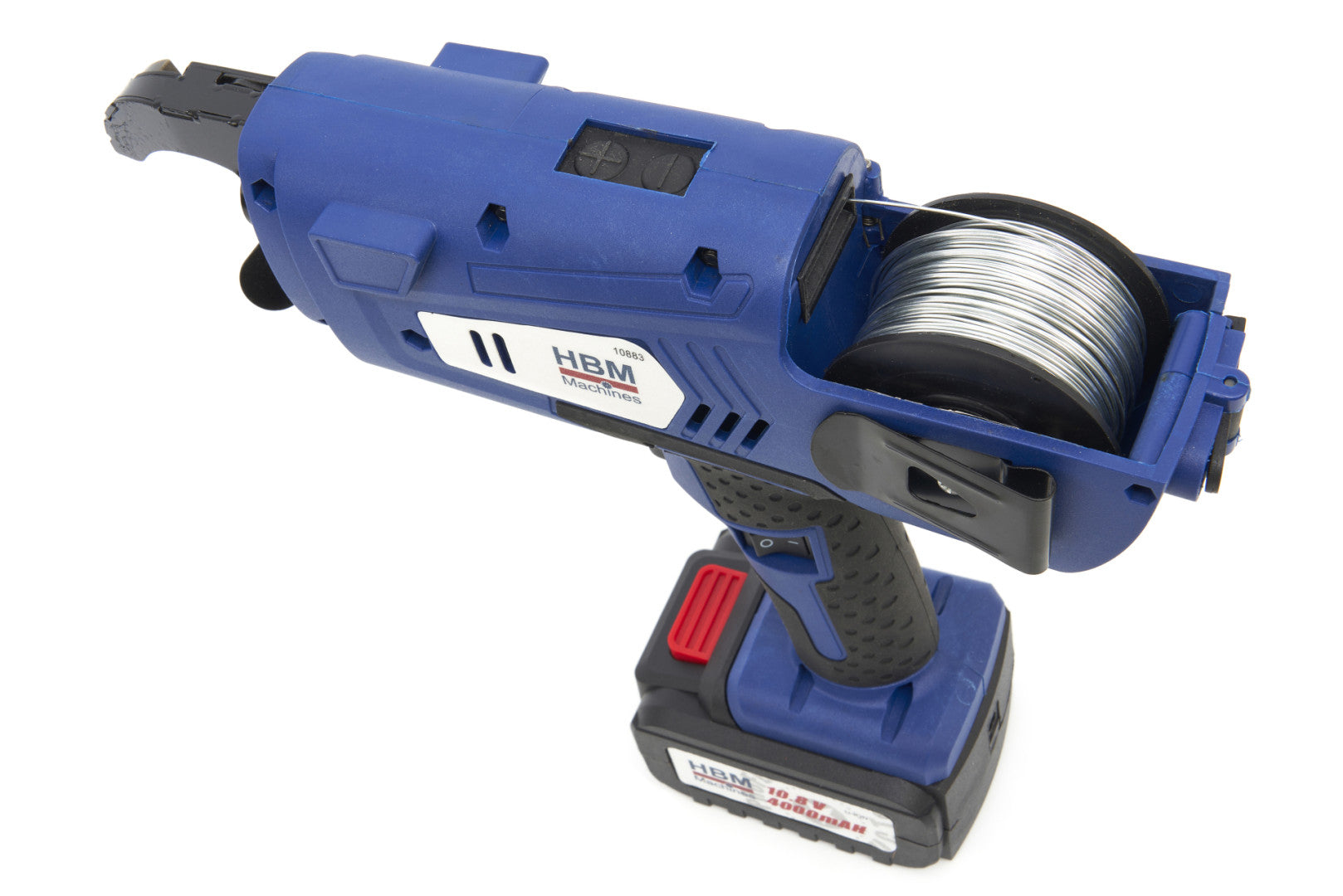 Viazač armatúr, roxorov, výstuží, betonárskej ocele - 2 akumulátory 10,8V 4,0Ah HBM