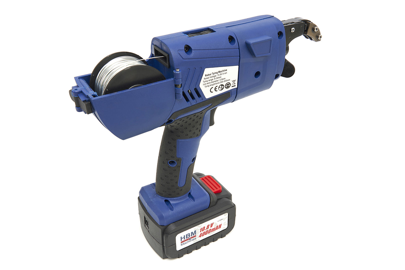 Viazač armatúr, roxorov, výstuží, betonárskej ocele - 2 akumulátory 10,8V 4,0Ah HBM