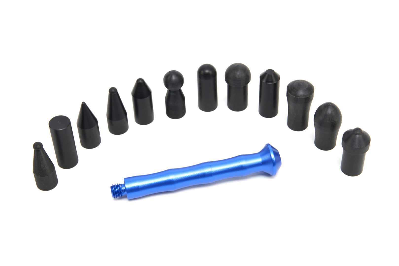 Tŕň s vymeniteľnými hlavicami na jemné opravy a preliačiny od krupobitia – 13 dielov – HBM