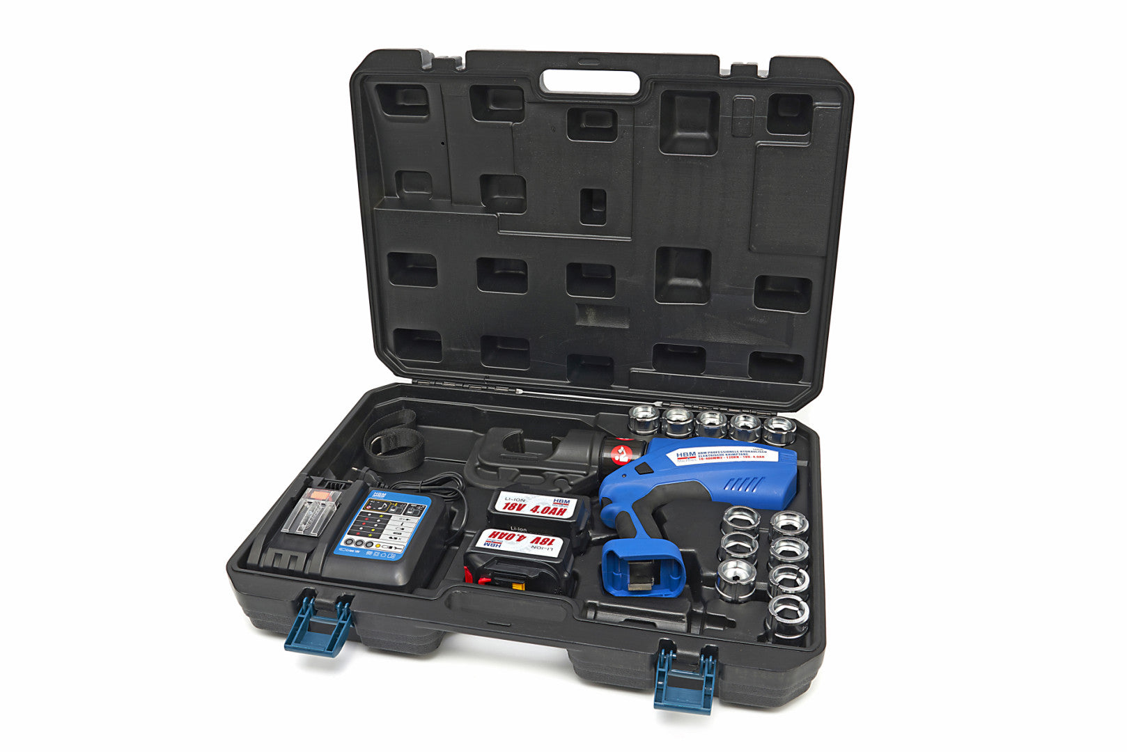 Elektrohydraulické lisovacie kliešte s akumulátorom 4,0Ah 18V 16 – 400mm2 120kN