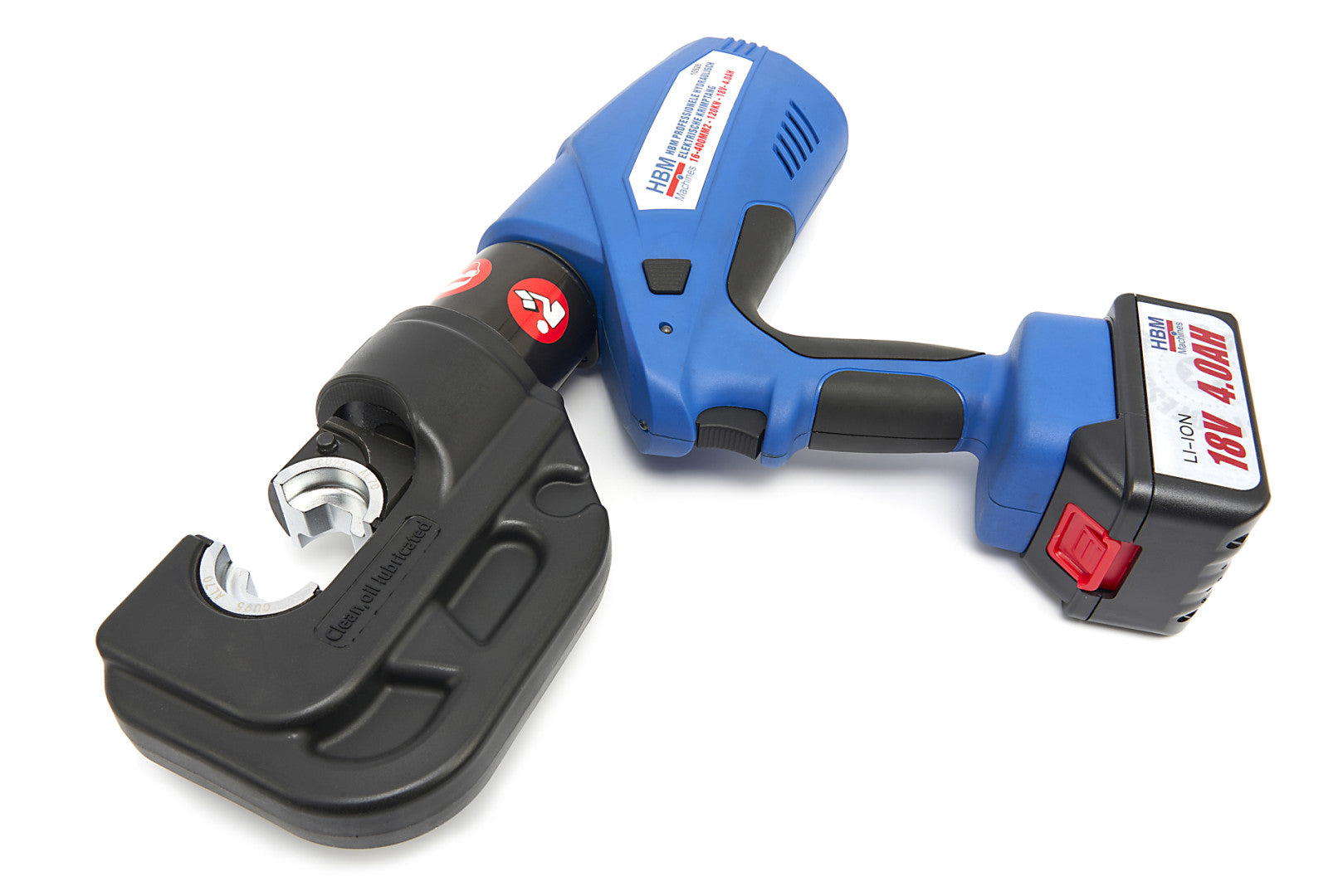 Elektrohydraulické lisovacie kliešte s akumulátorom 4,0Ah 18V 16 – 400mm2 120kN