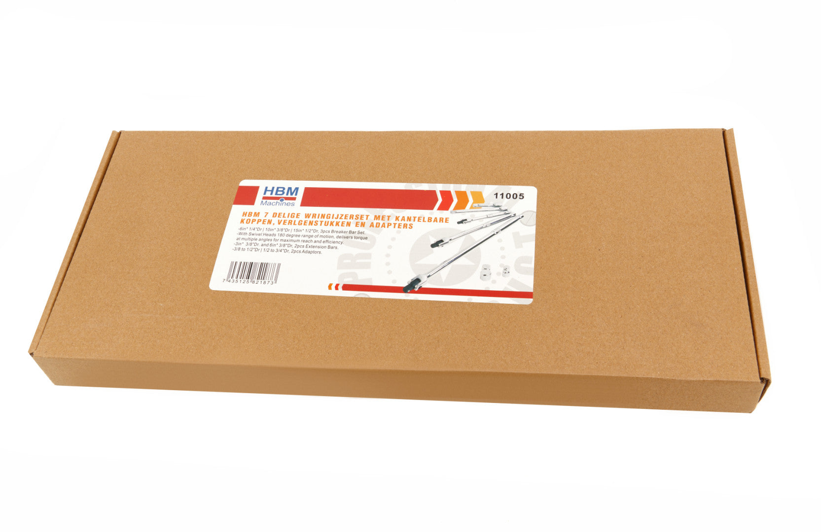 Sada 3 kĺbových trhákov, 2 predĺžení a 2 adaptérov HBM