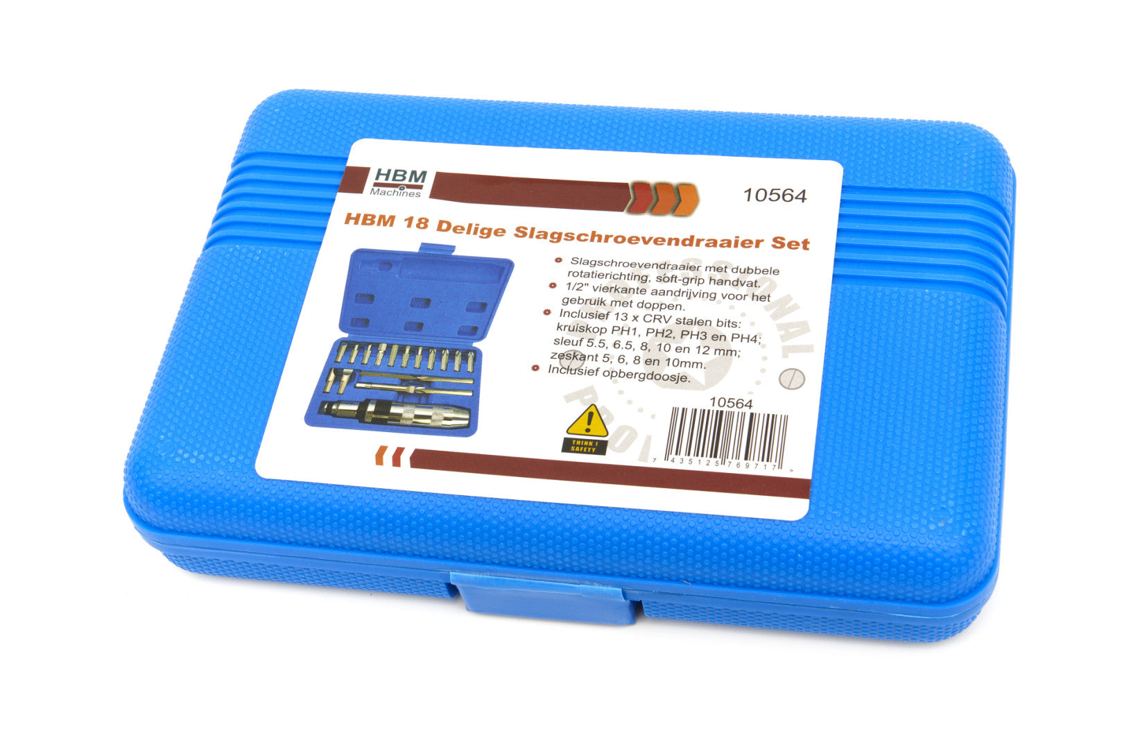 Sada rázového skrutkovača s bitmi 18ks