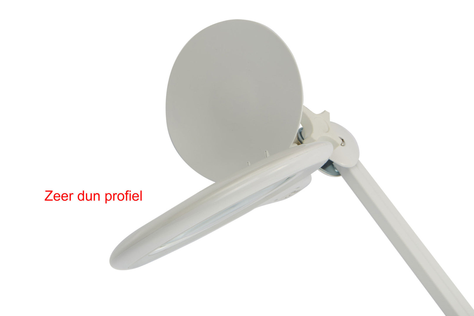 LED lampa s lupou a nastaviteľným ramenom, s úchytom na stôl, 3800lux HBM