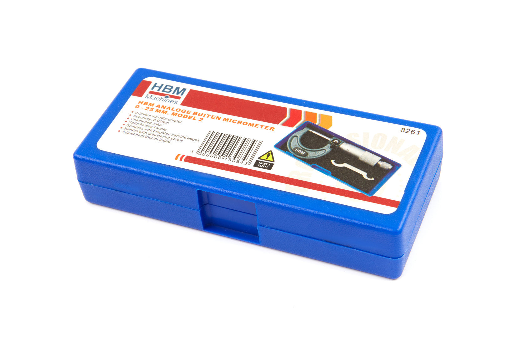 Vonkajší mikrometer 0 – 25 mm hbm model 2