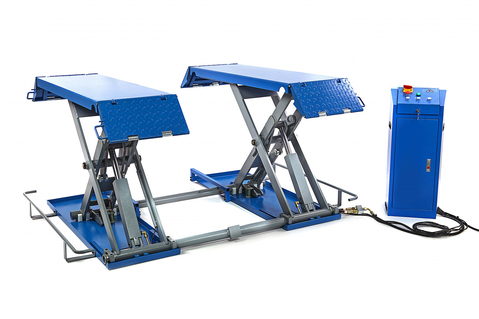 Nožnicový zdvihák 220V 3t HBM + olej zdarma