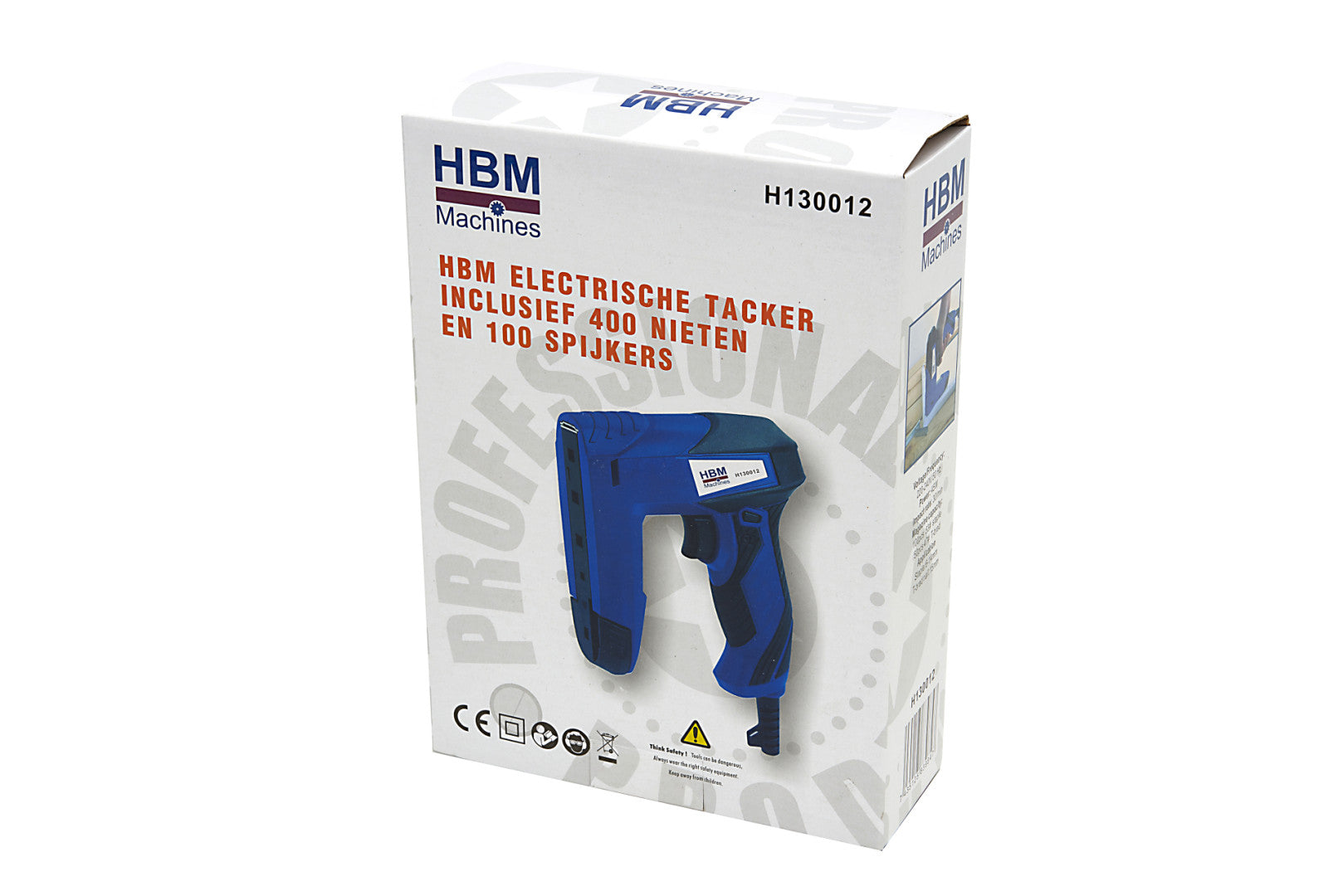 Elektrická sponkovačka so 400 sponkami a 100 klincami HBM