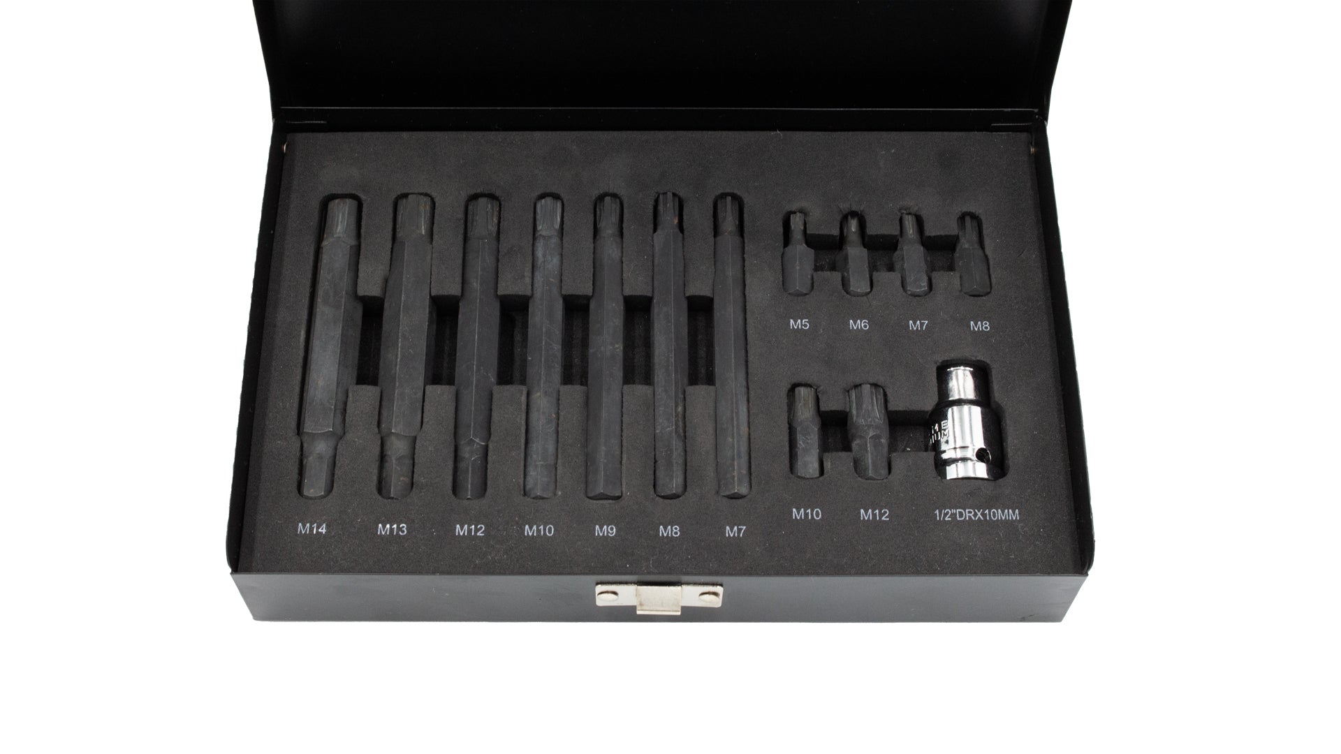 Sada ribe bitov na rázové uťahovanie 14 kusov kroftools