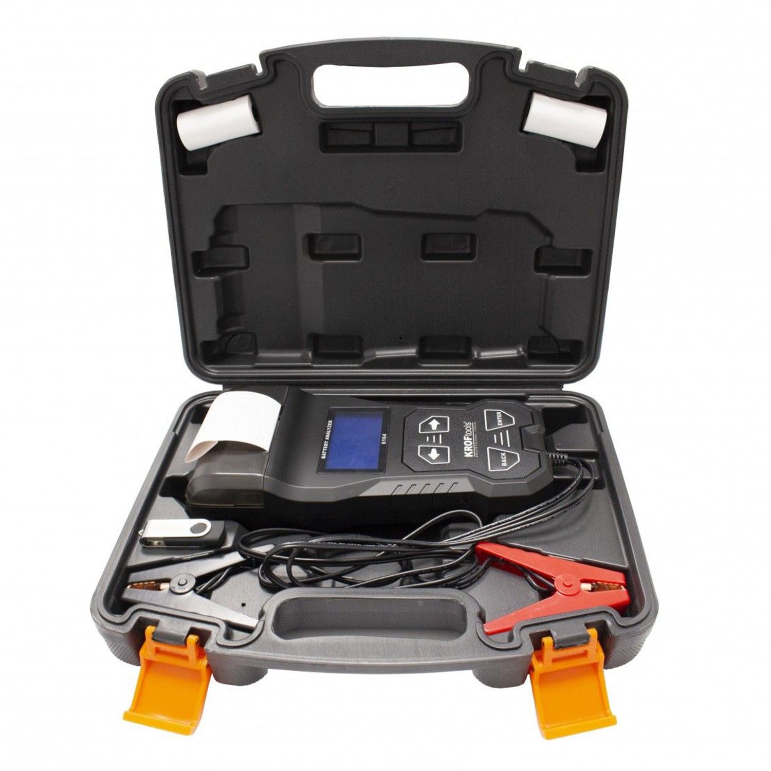 Tester autobatérií s tlačiarňou 6 - 12V / 12 - 24V Kroftools