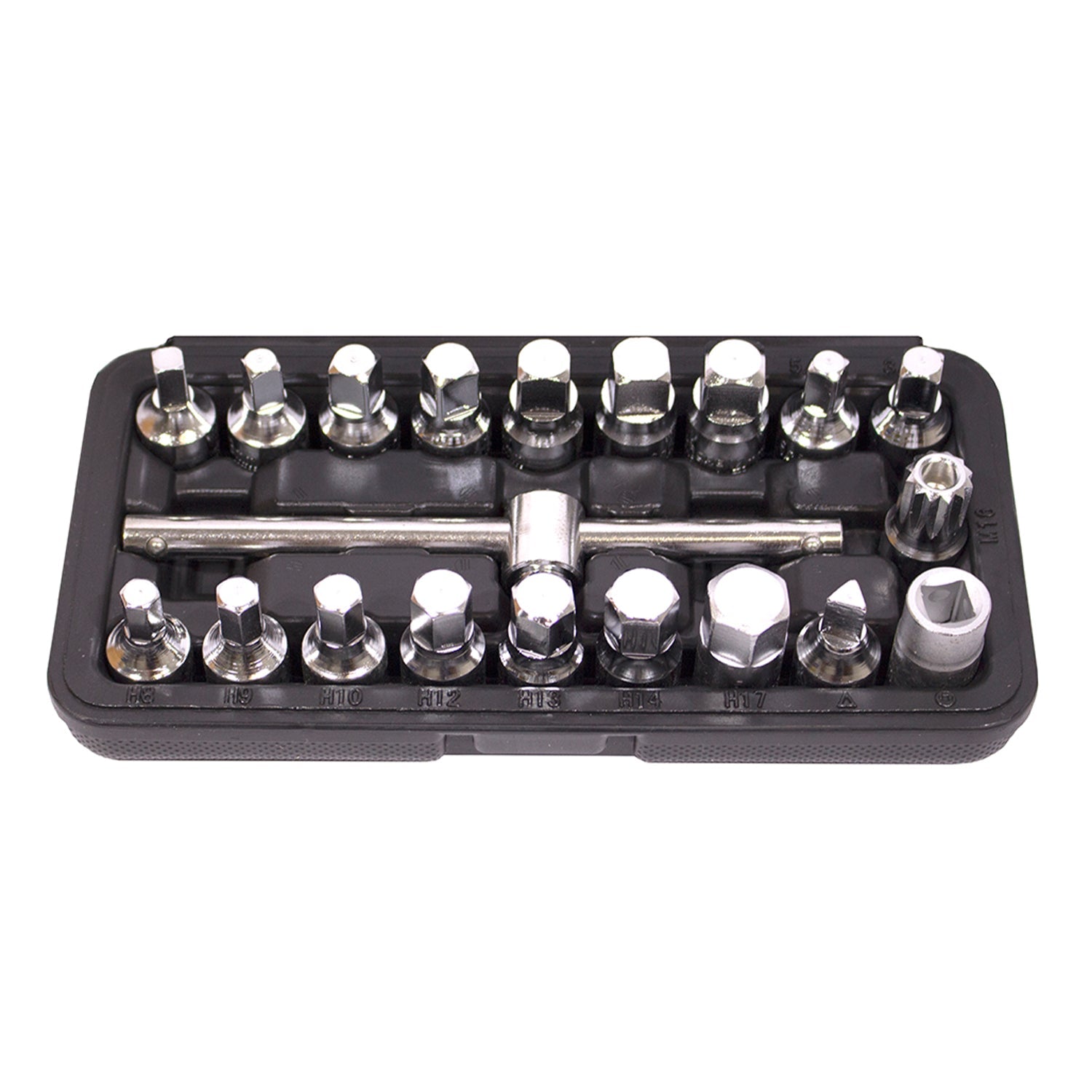 Sada kľúčov - nadstavcov na zátky olejových vaní 20ks Kroftools