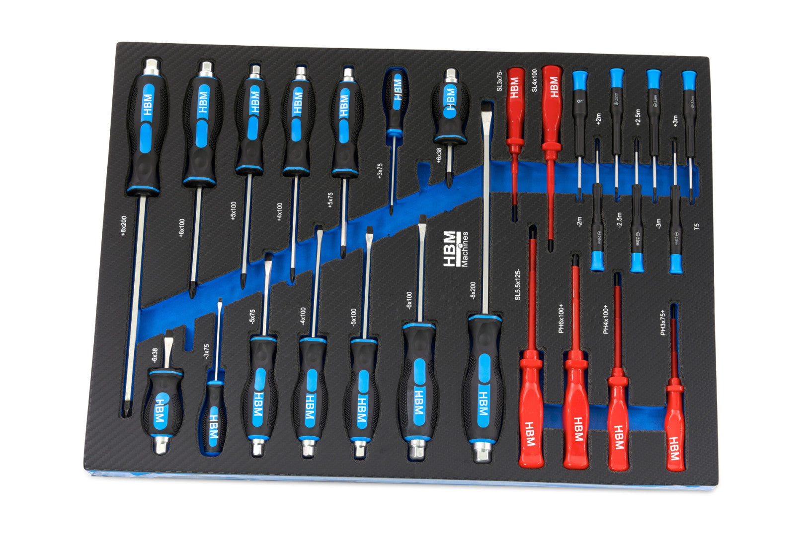 Profesionálna skrinka - dielenský vozík s náradím, so 7 zásuvkami, 196ks náradia, 5 vložiek - premium, HBM Holandsko