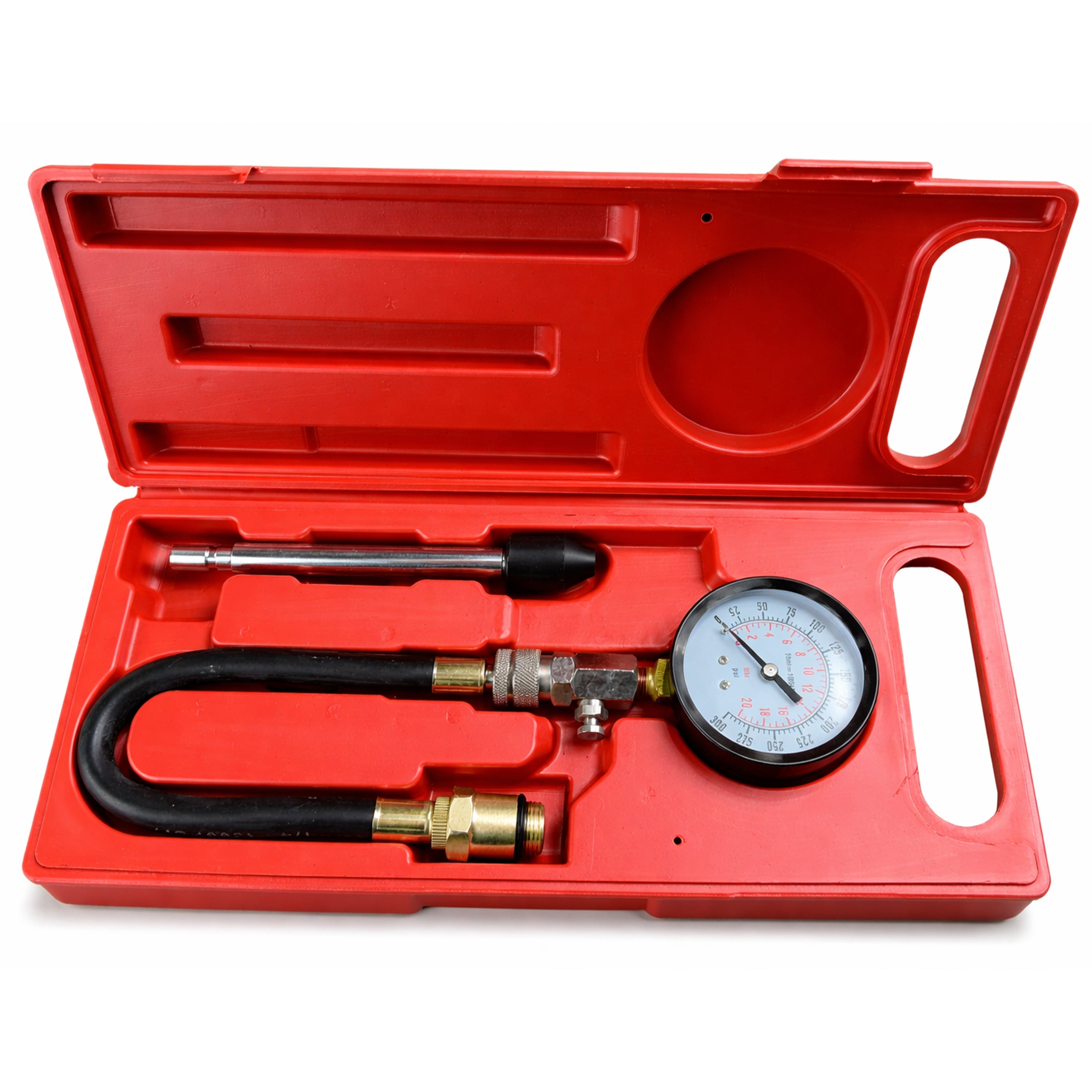 Tester kompresie - kompresiometer benzínových motorov Gebo Tools