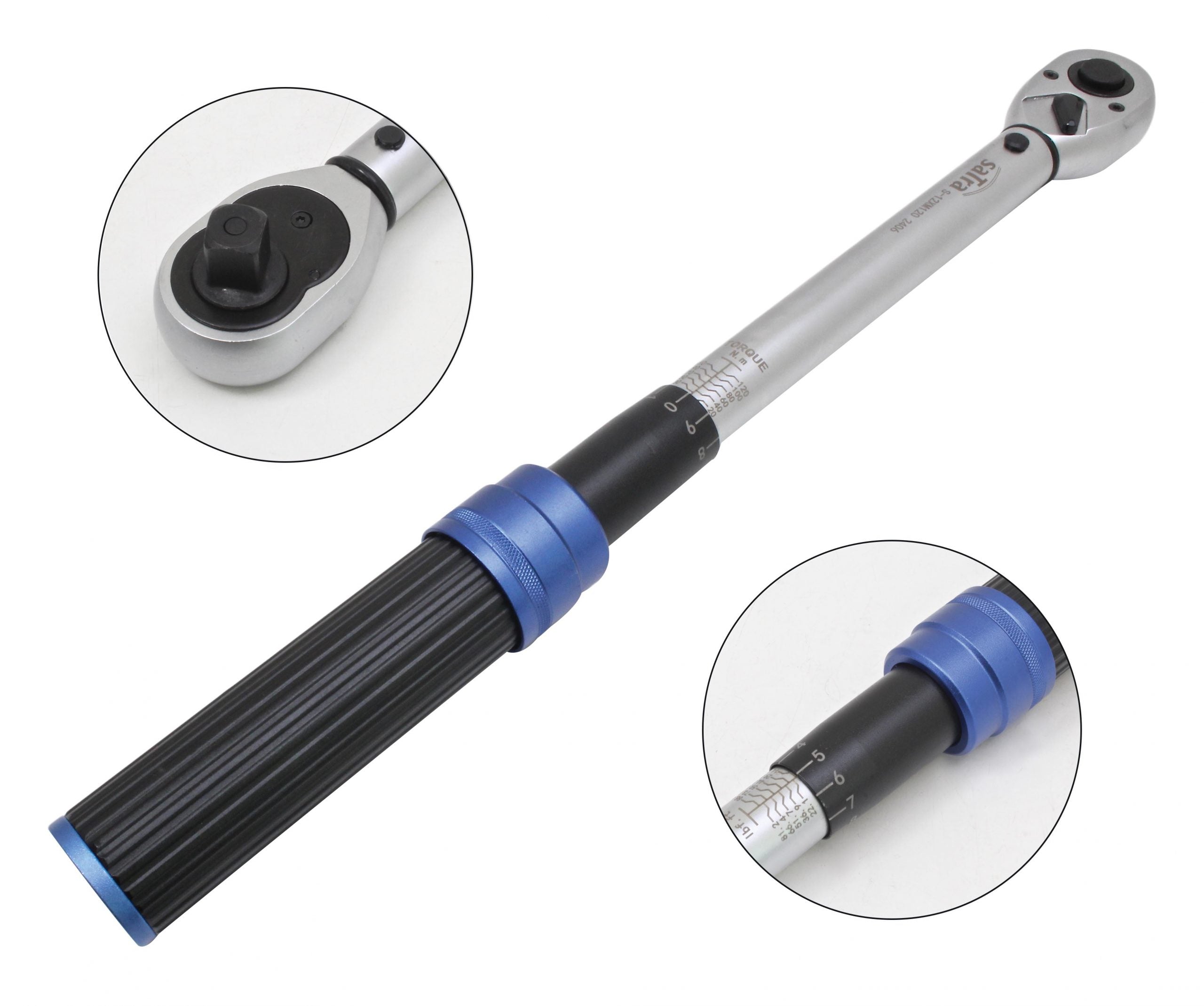 Momentový kľúč 20 - 120Nm 1/2'' Satra