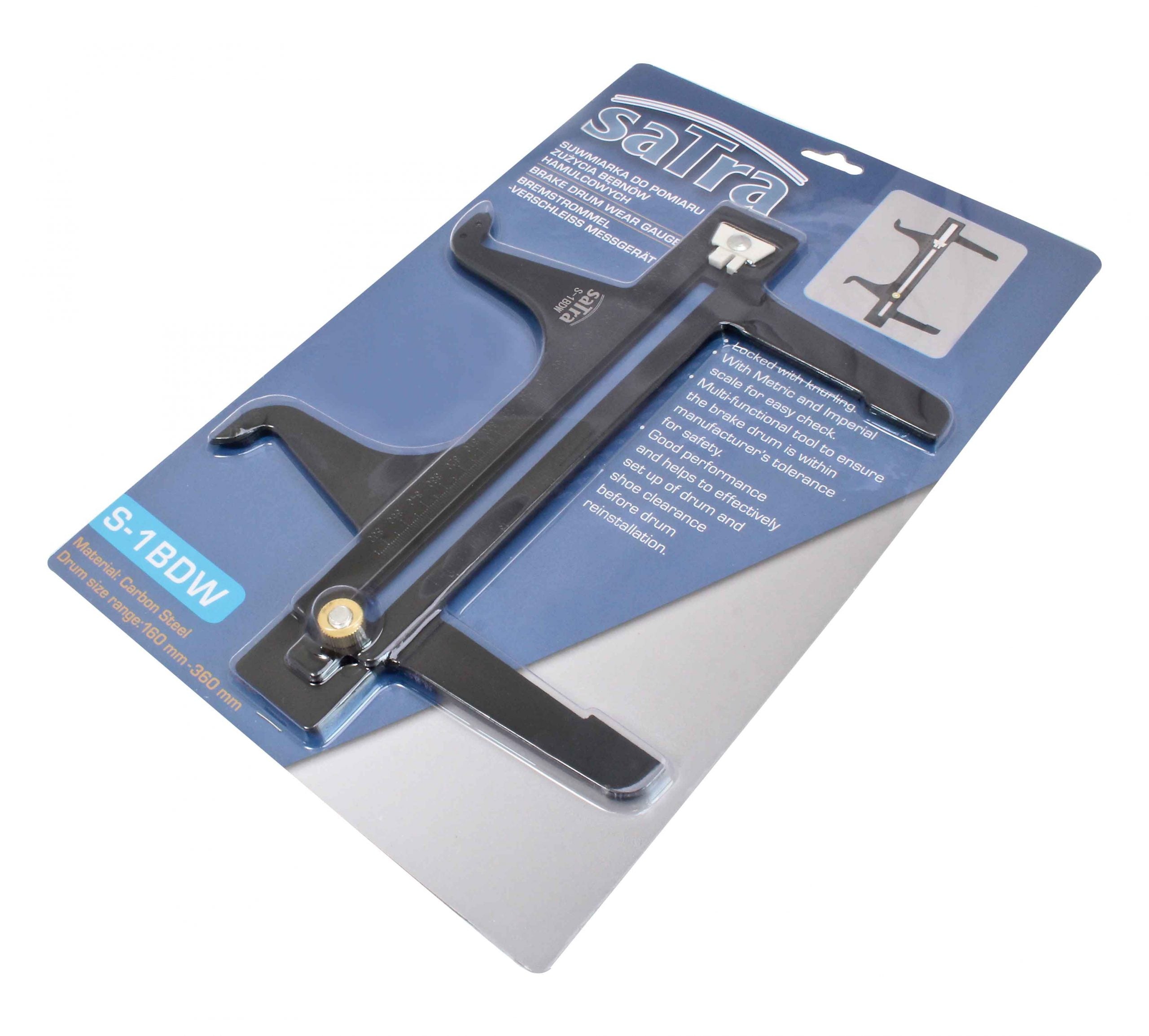 Kaliber na meranie brzdového bubna 160 - 360mm