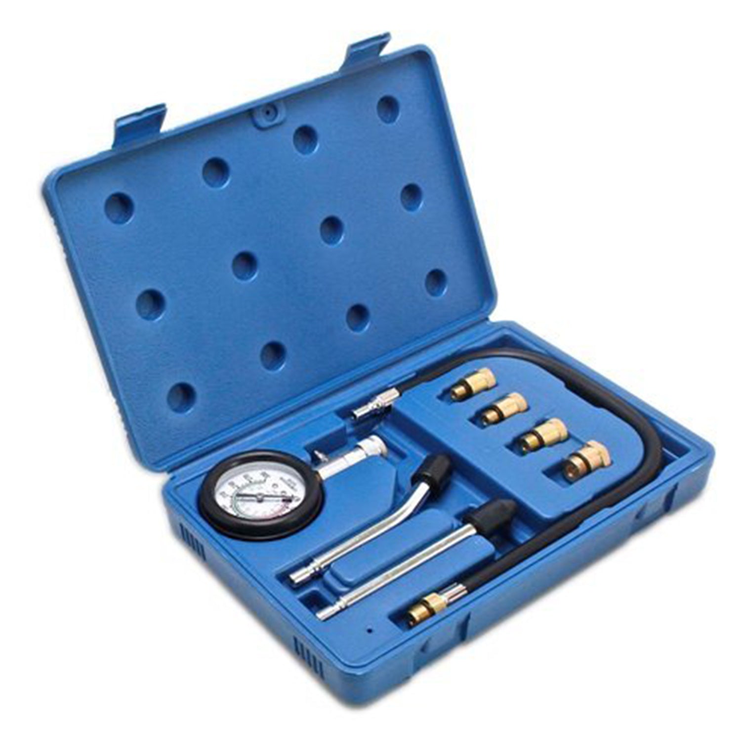 Tester kompresie - kompresiometer pre benzínové motory, 8ks