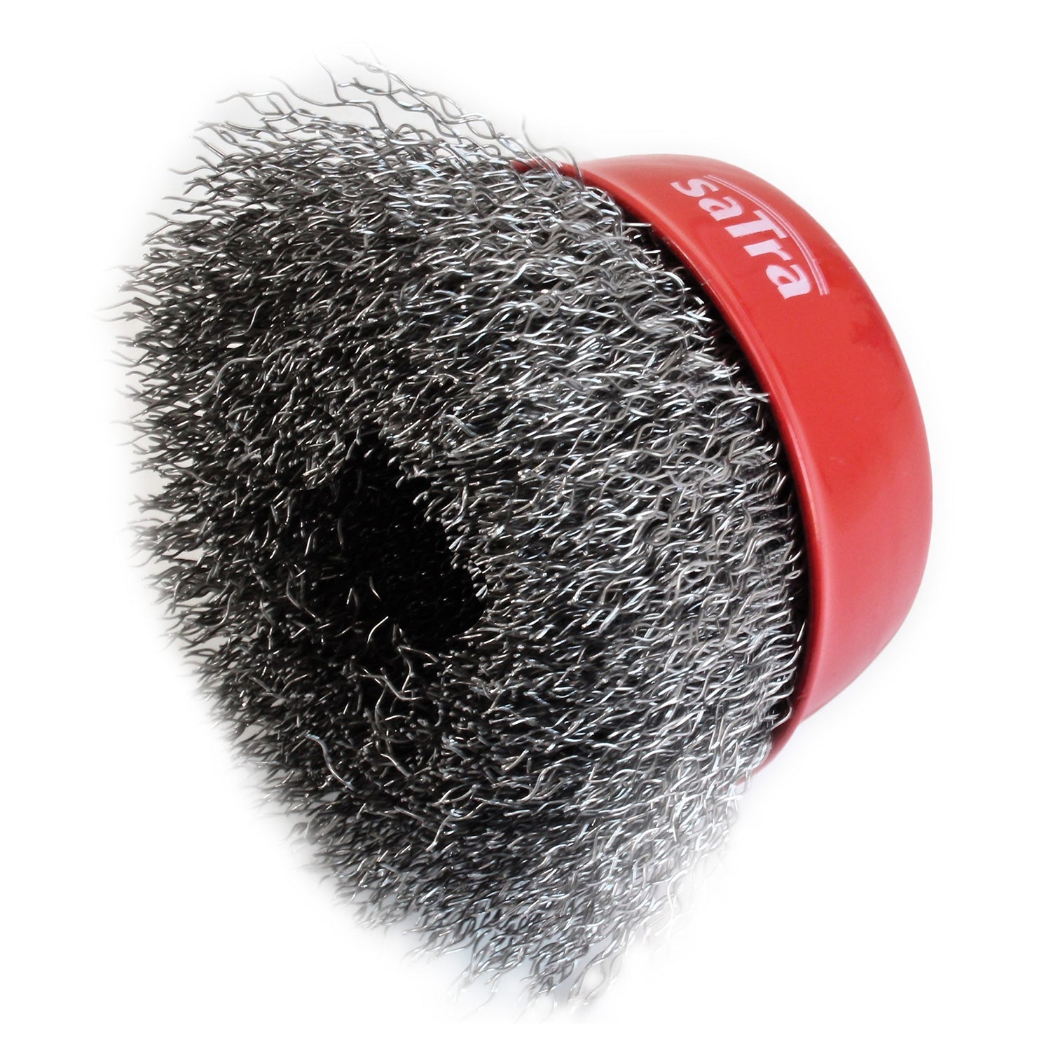 Rotačná drôtená kefa 100mm Satra