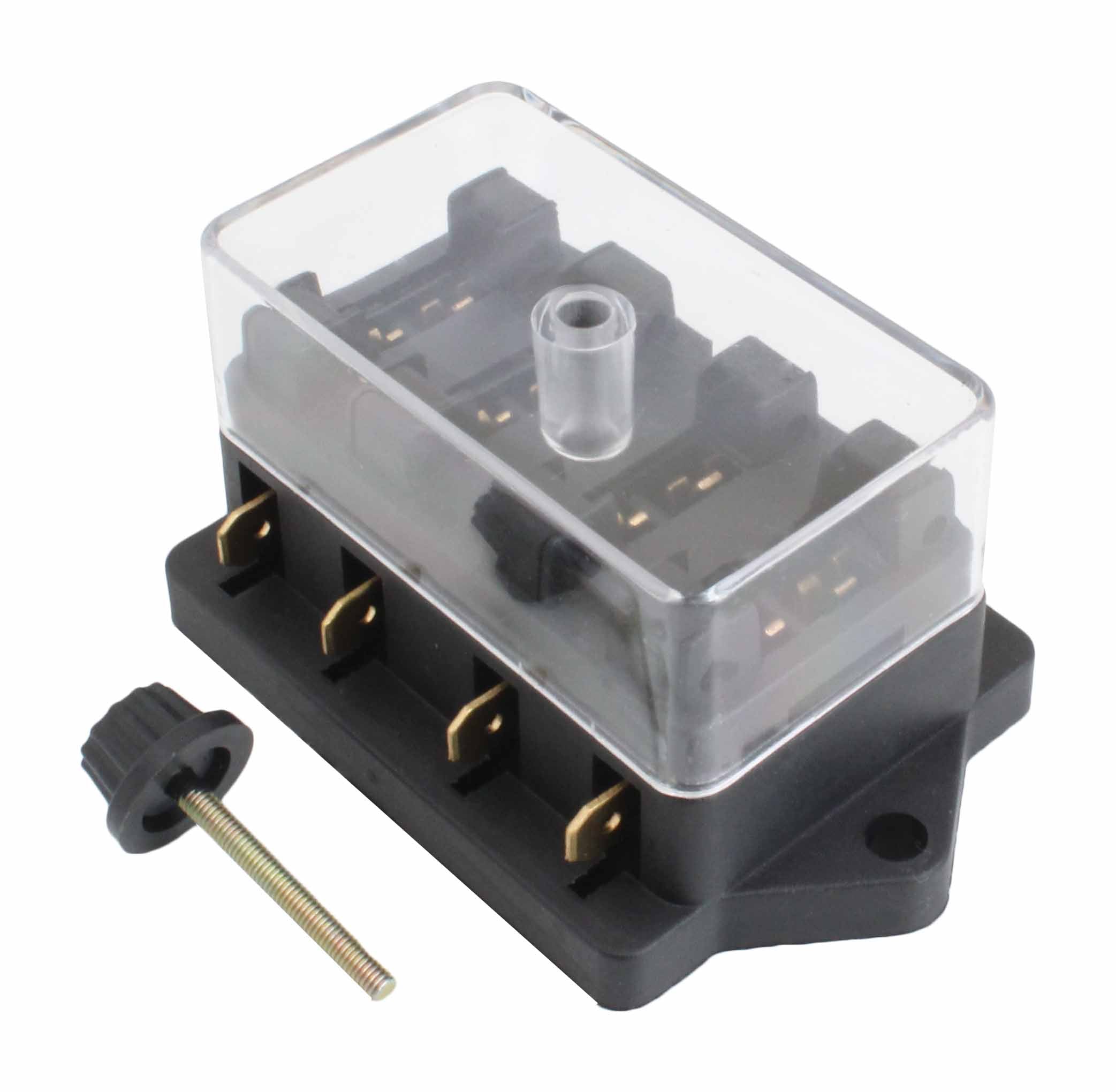 Poistková skriňa - puzdro na poistky, 4 slotov Satra