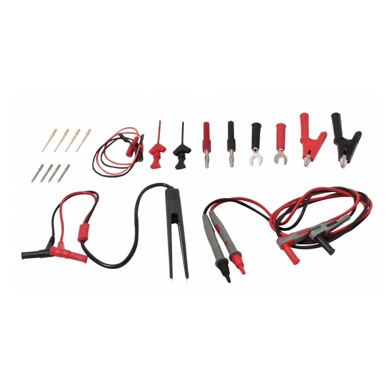 Súprava káblov a príslušenstva pre multimeter 21 kusov satra